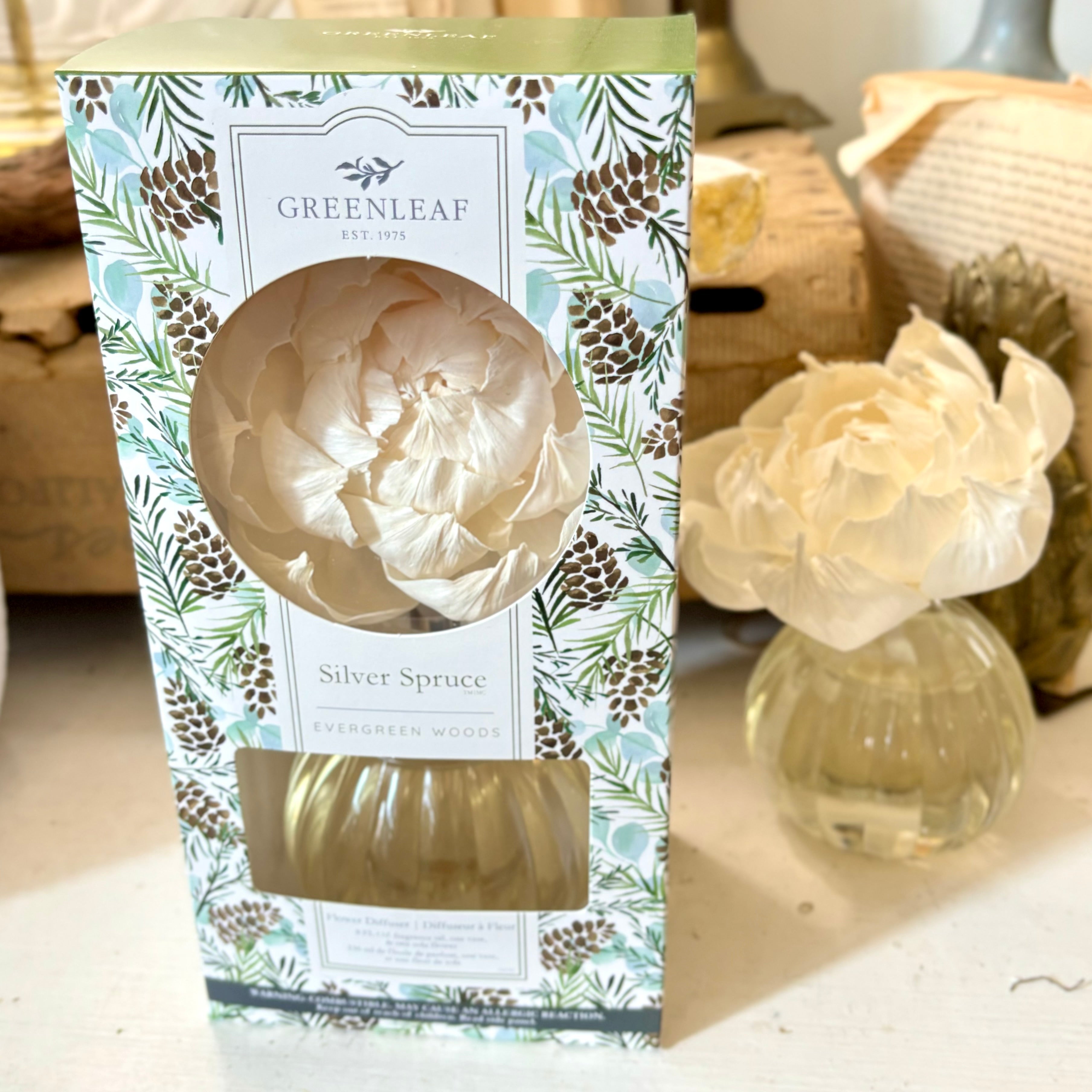 Silver Spruce Evergreen Woods Flower Diffuser