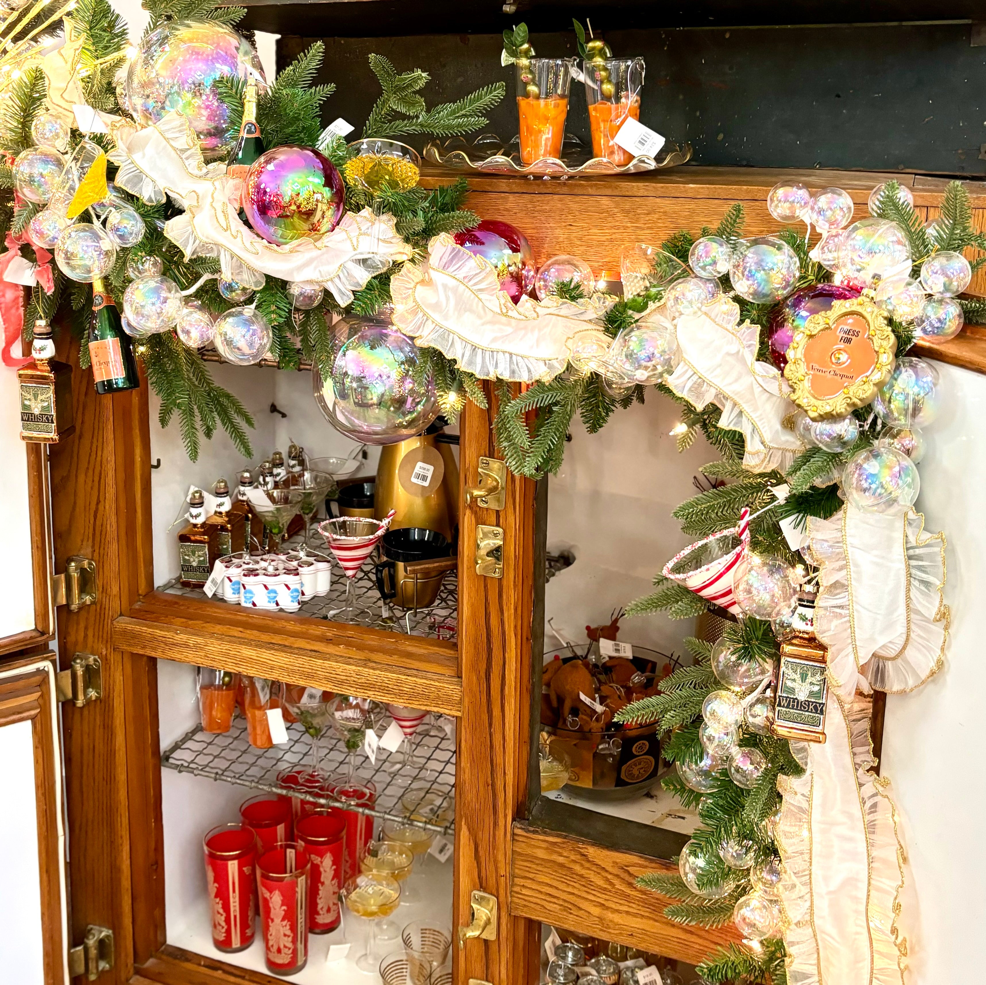 Iridescent Ball Garland