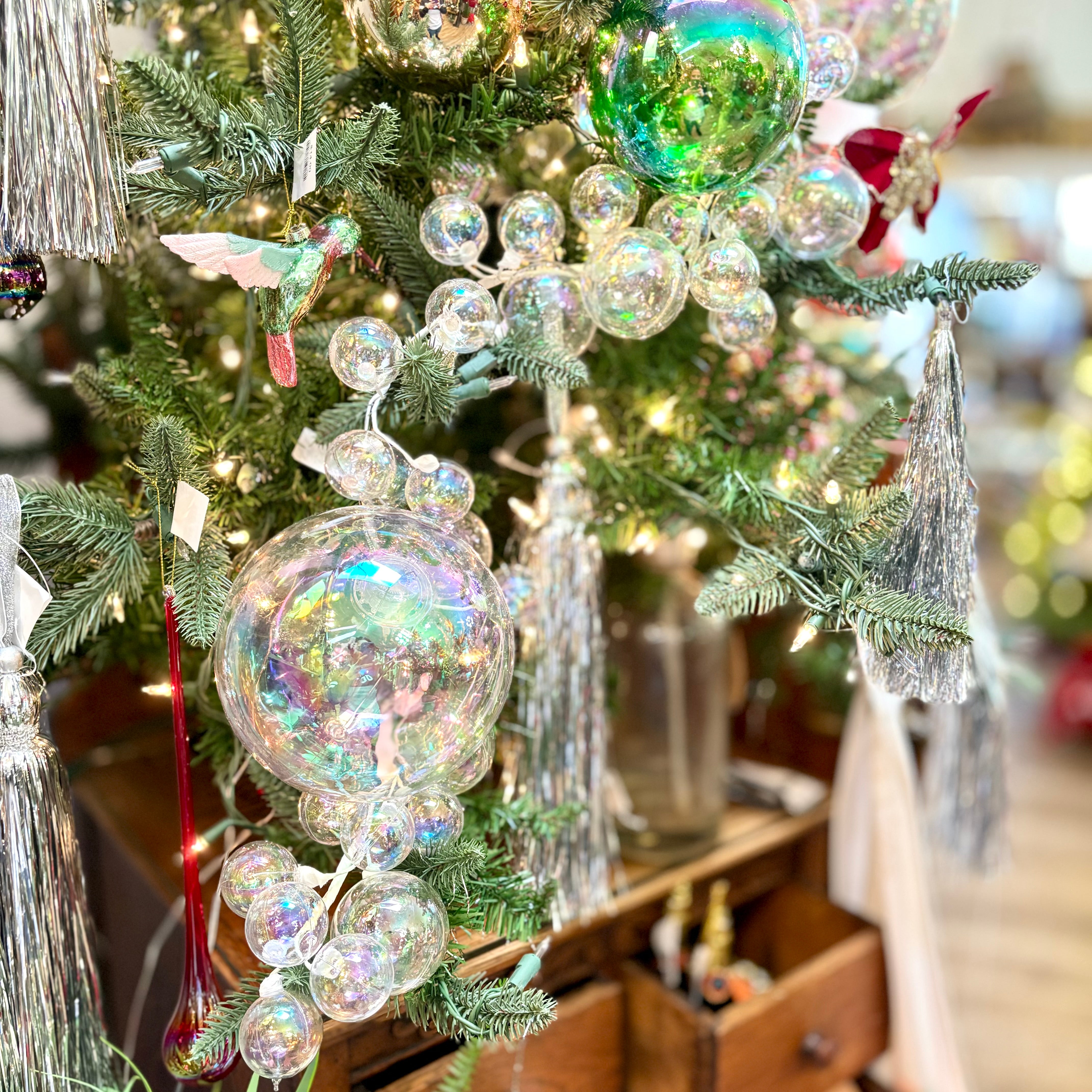 Iridescent Ball Garland