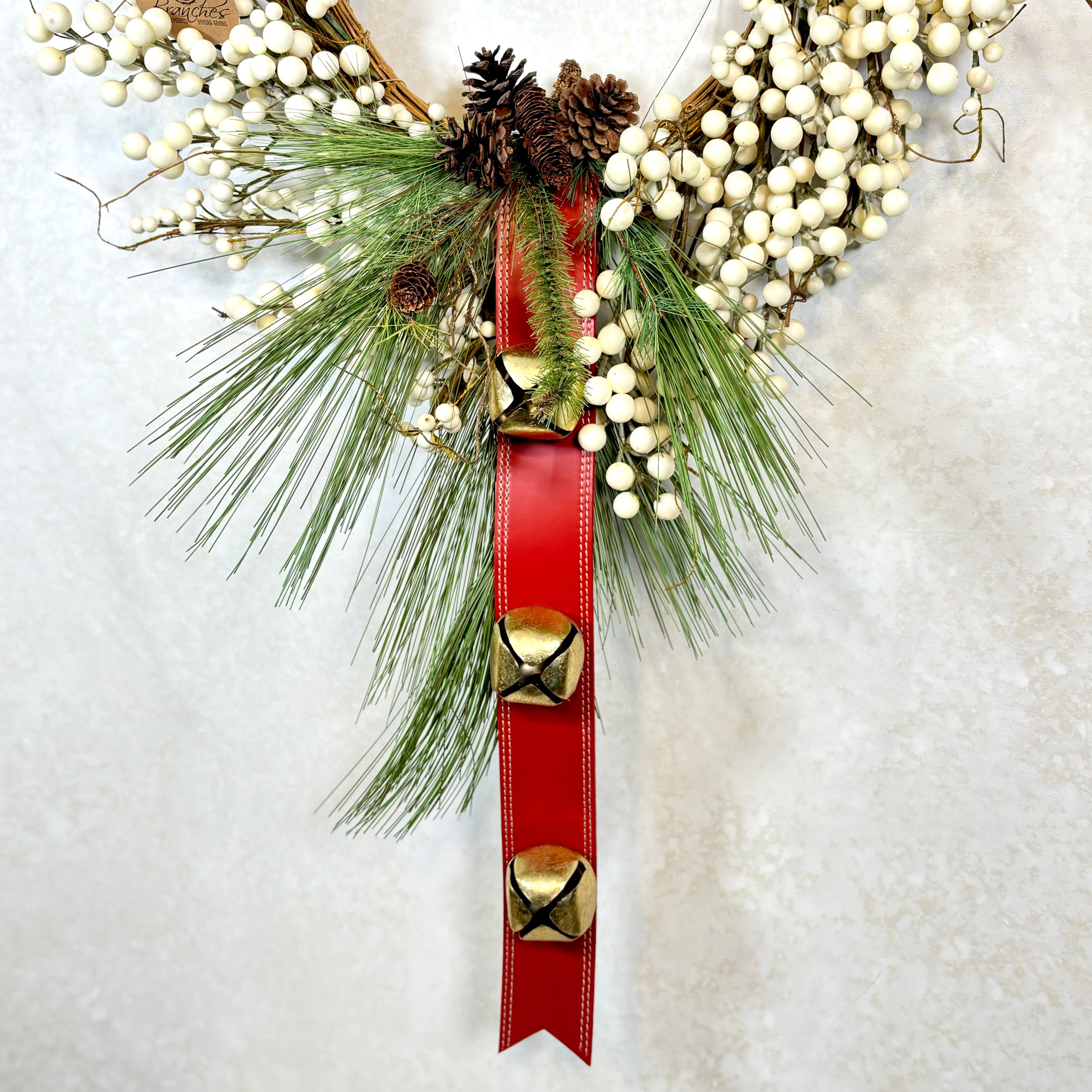 North Pole Bell & Pine Wreath Bough