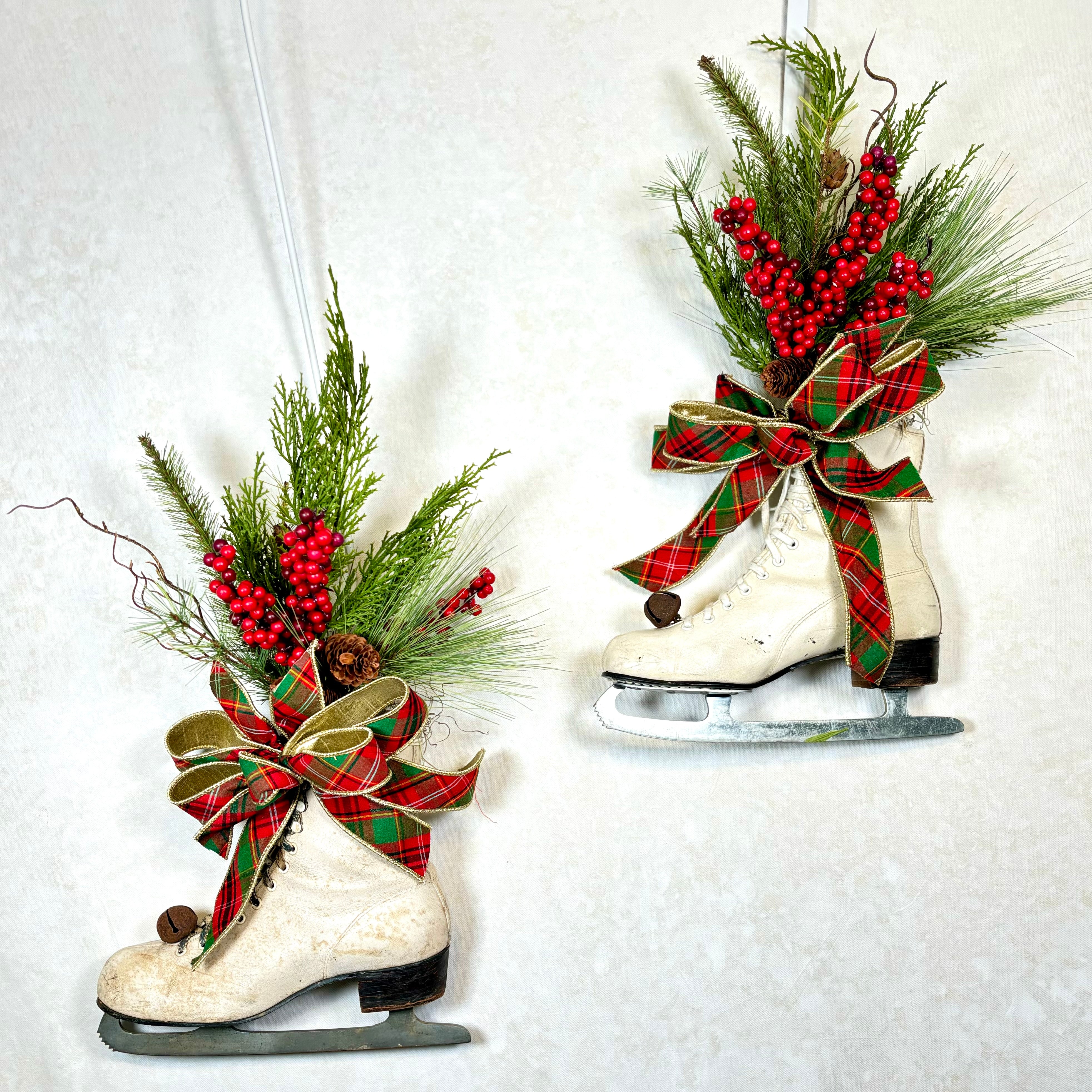 Decorated Vintage Holiday Skate