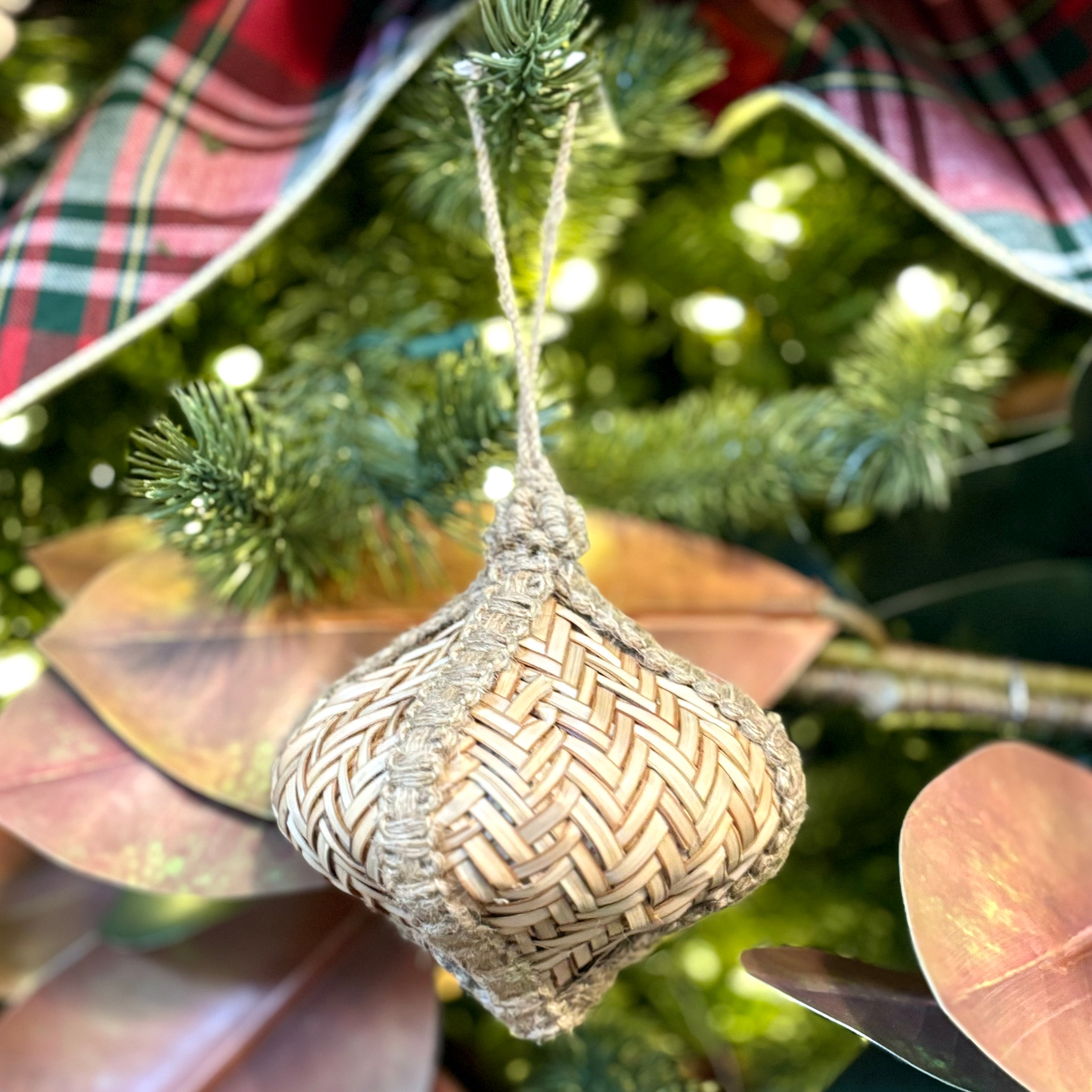 Bamboo Top Ornament