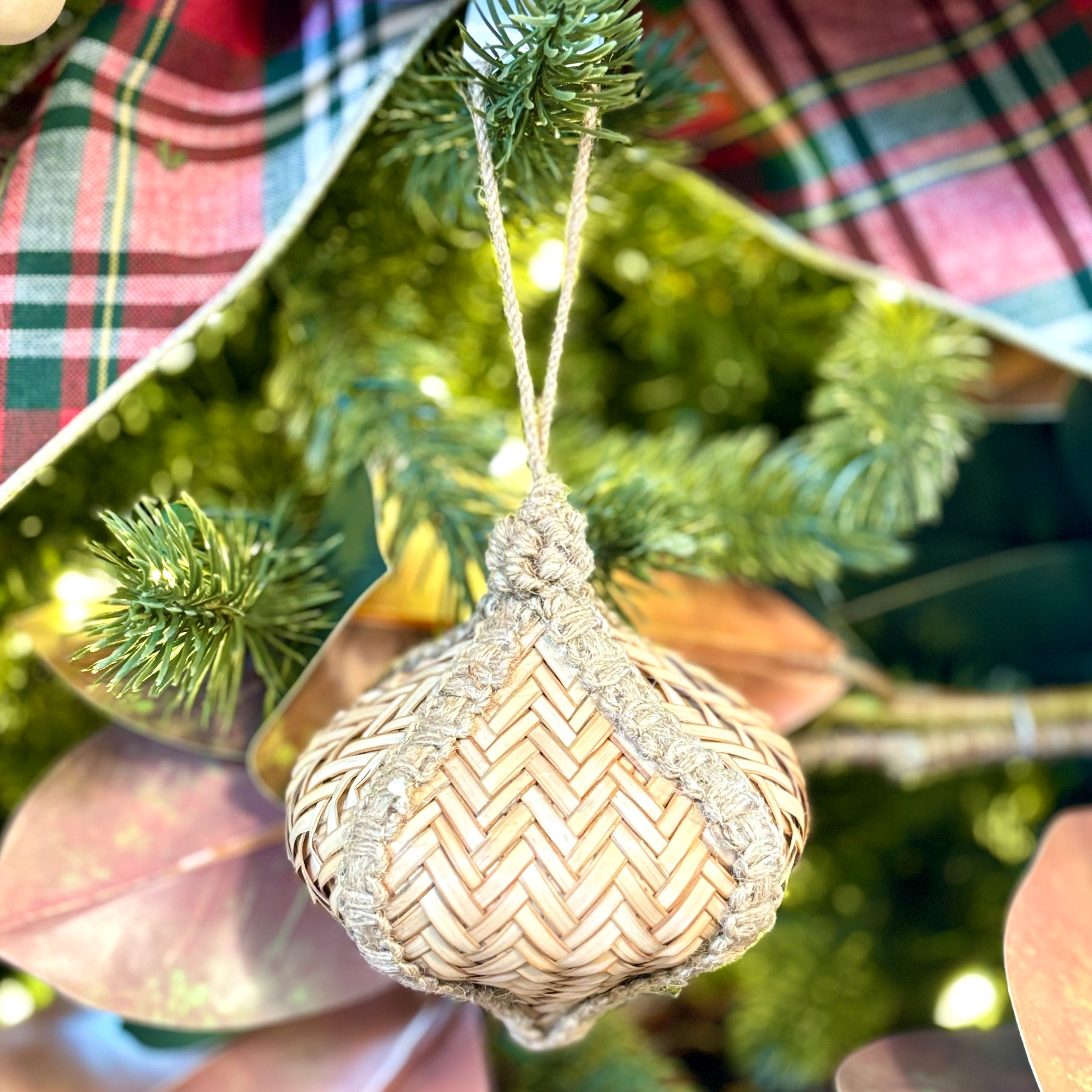 Bamboo Top Ornament