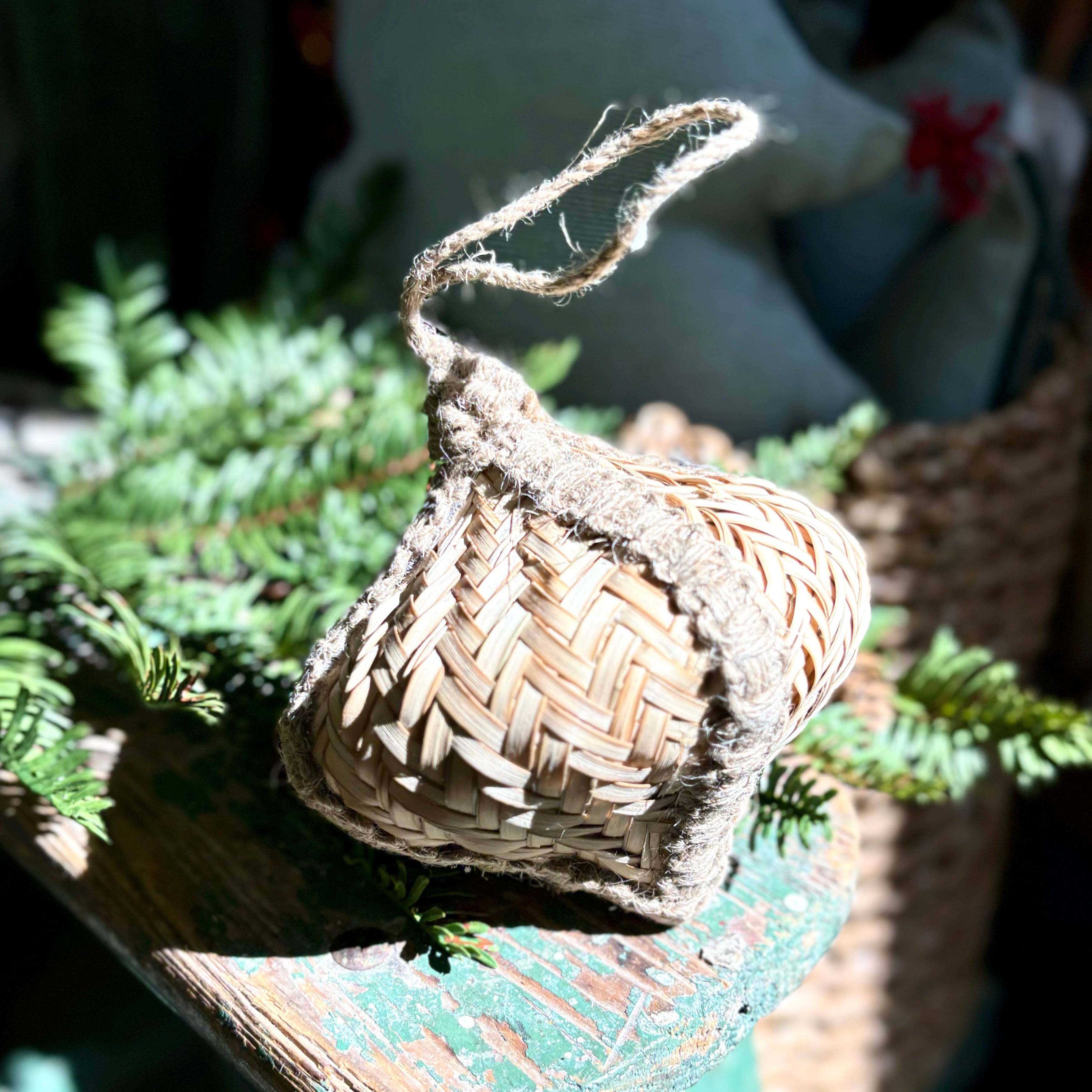 Bamboo Top Ornament