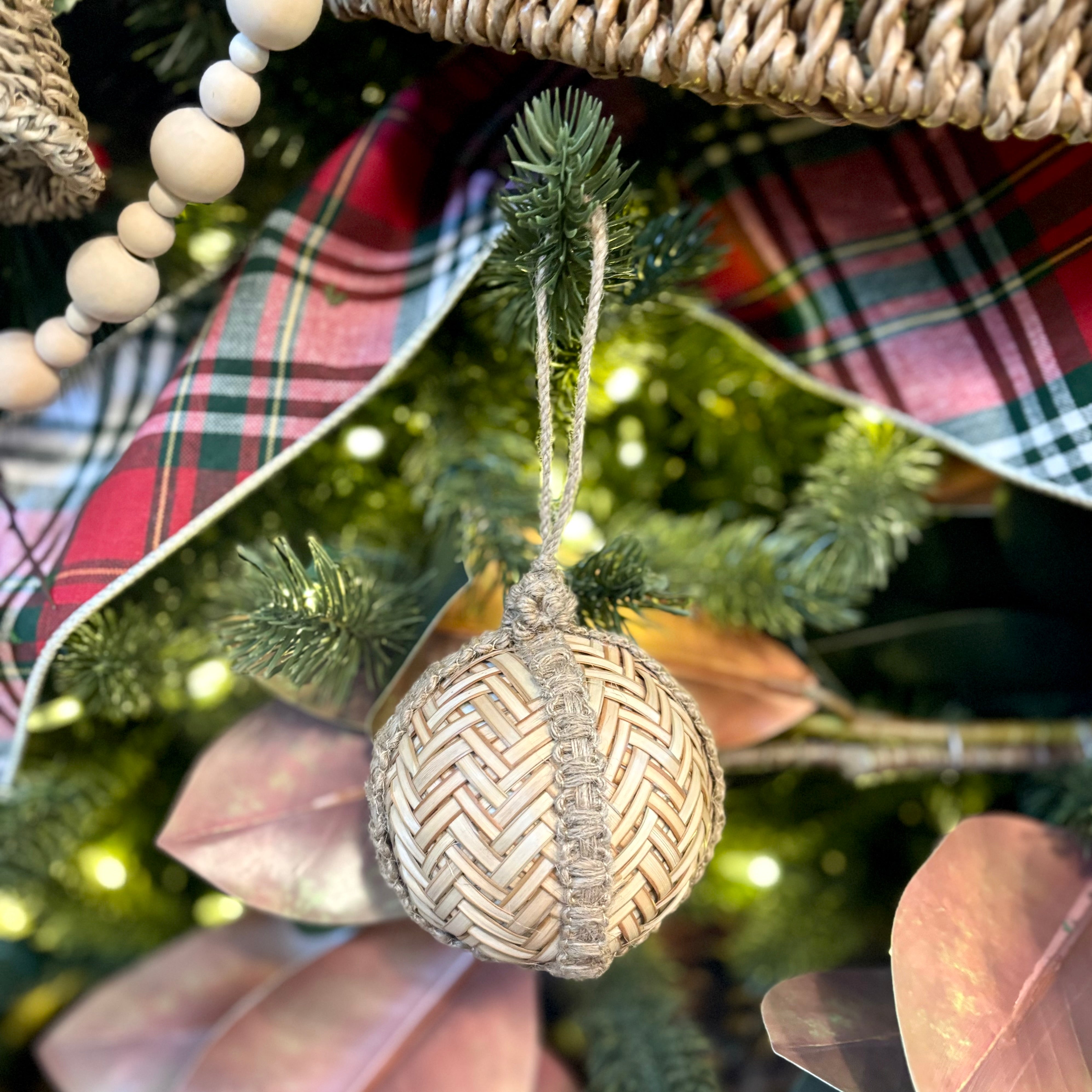 Bamboo Ball Ornament