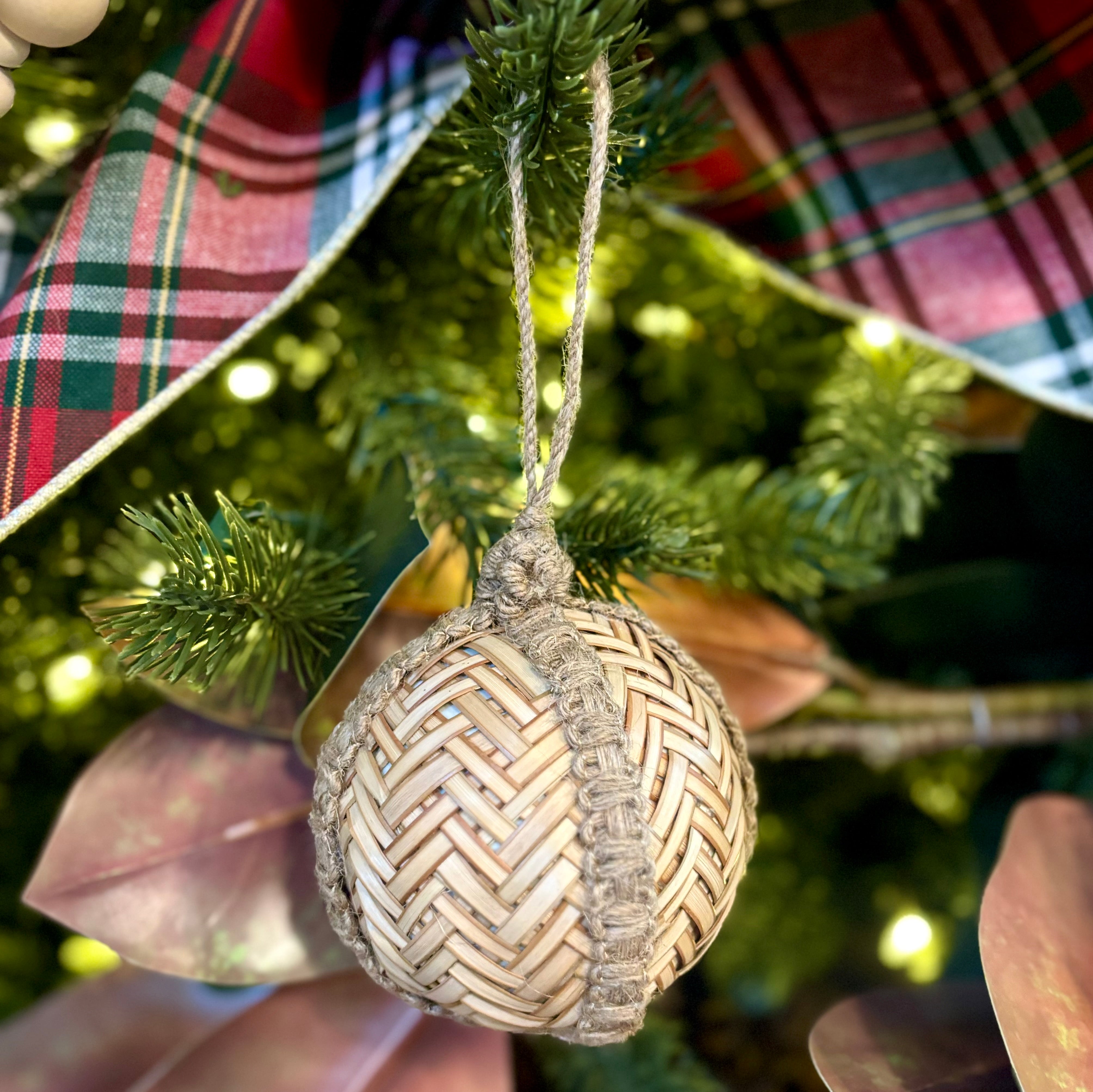 Bamboo Ball Ornament