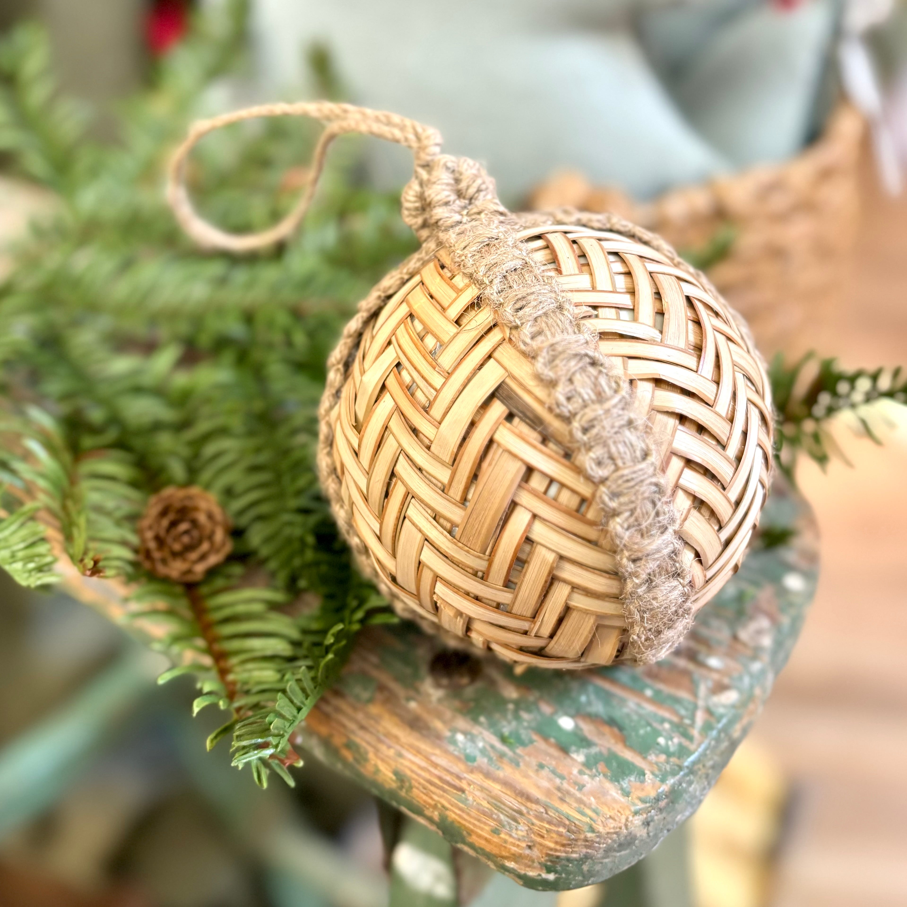 Bamboo Ball Ornament