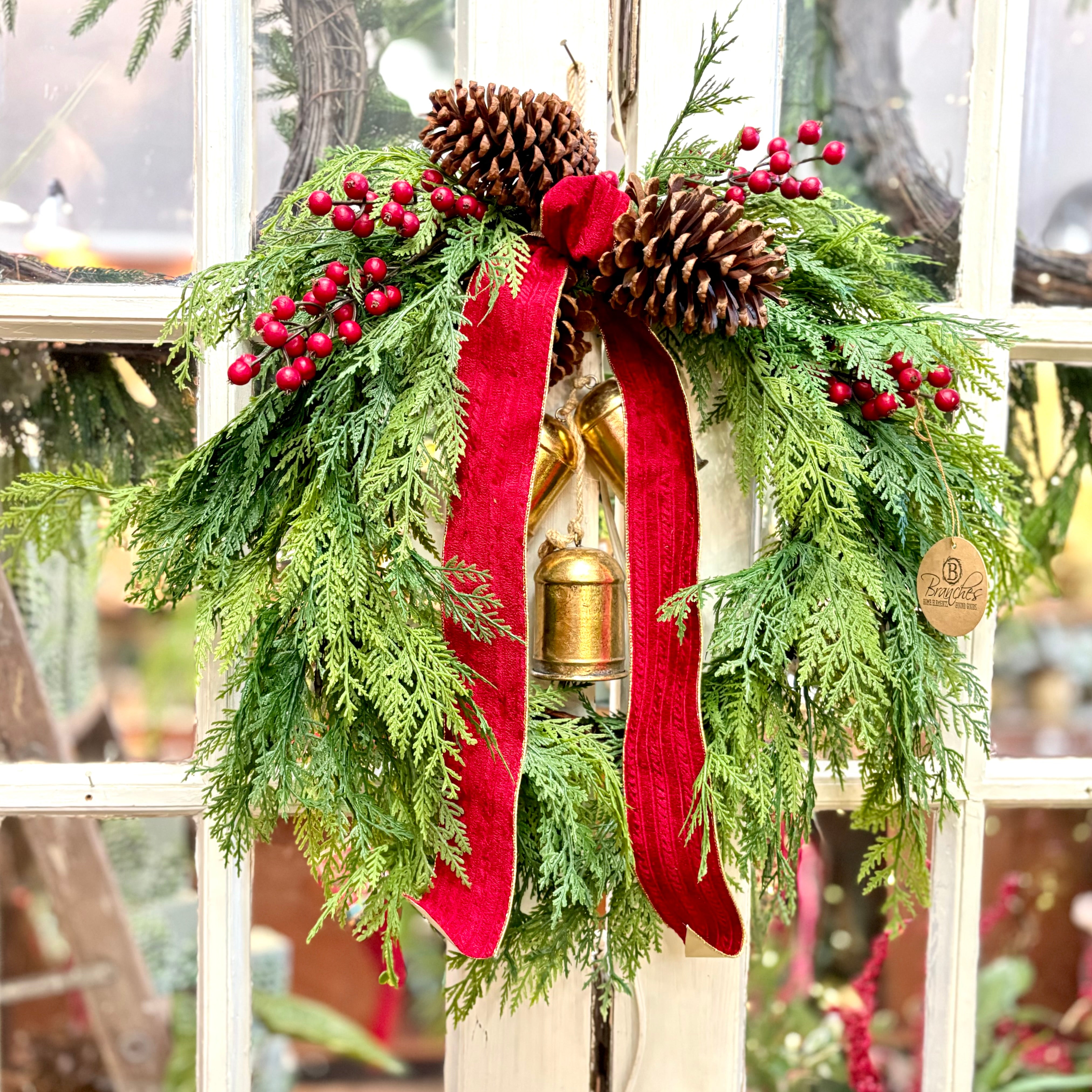 Church Bell Holiday Wreath