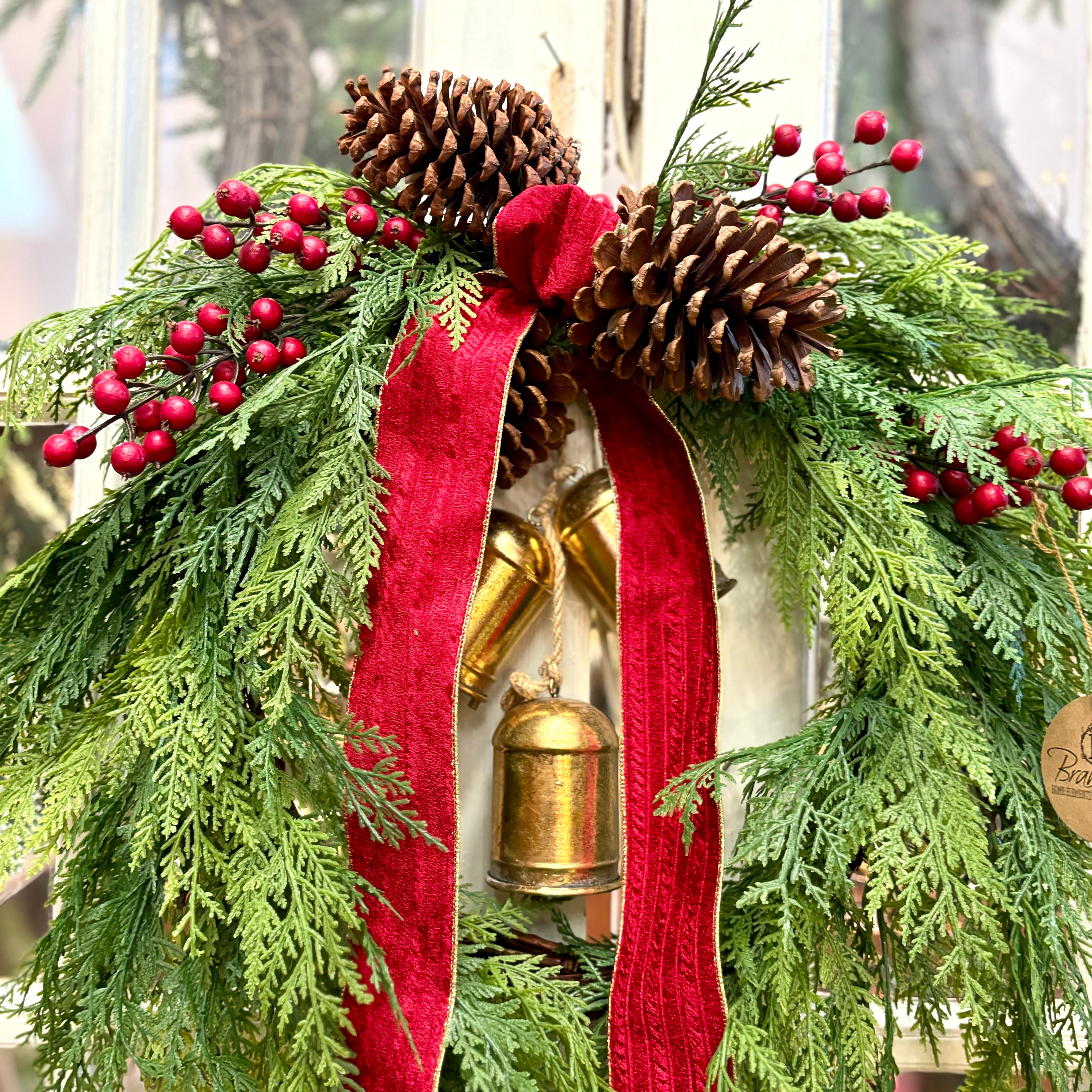 Church Bell Holiday Wreath