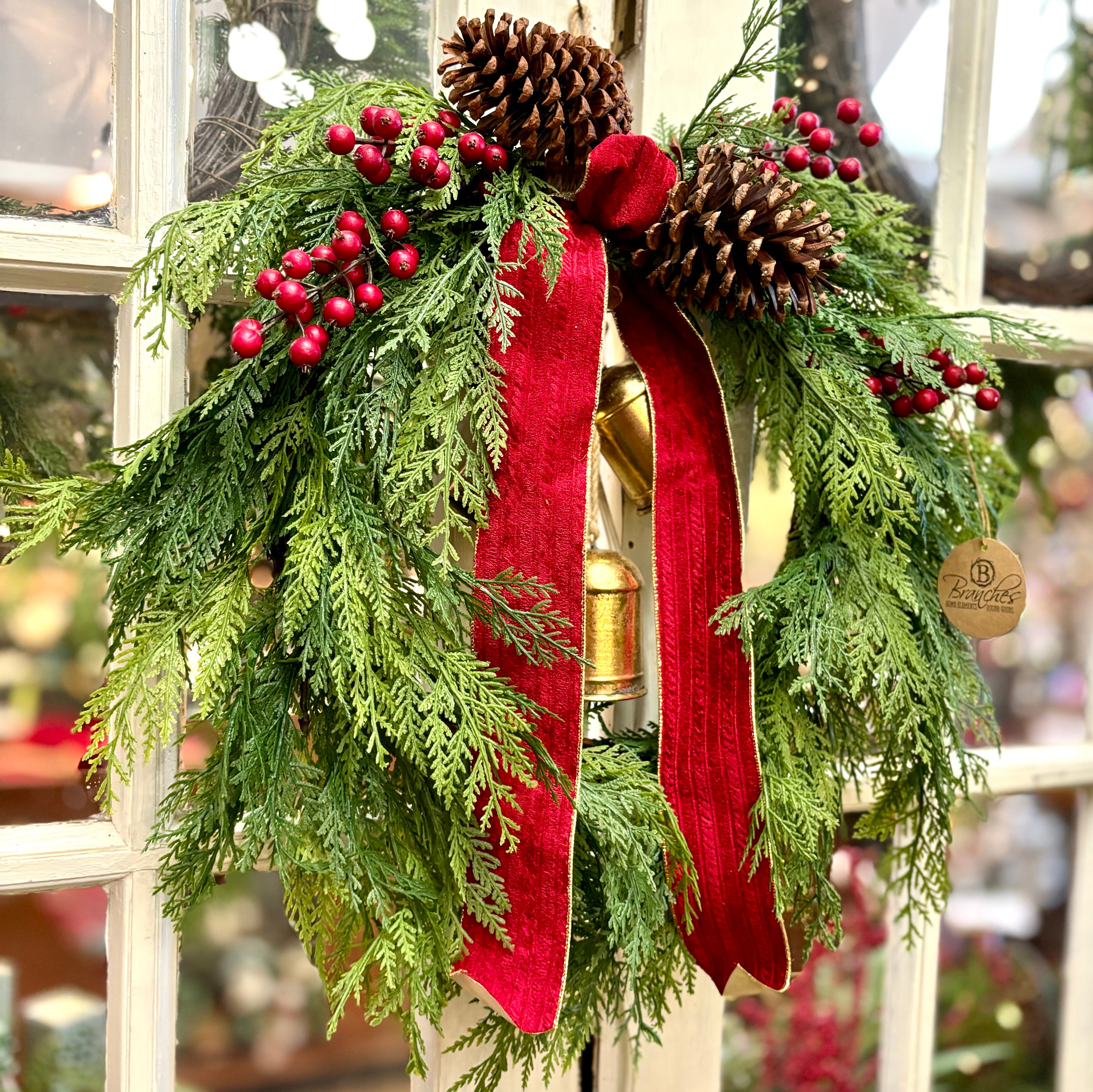 Church Bell Holiday Wreath