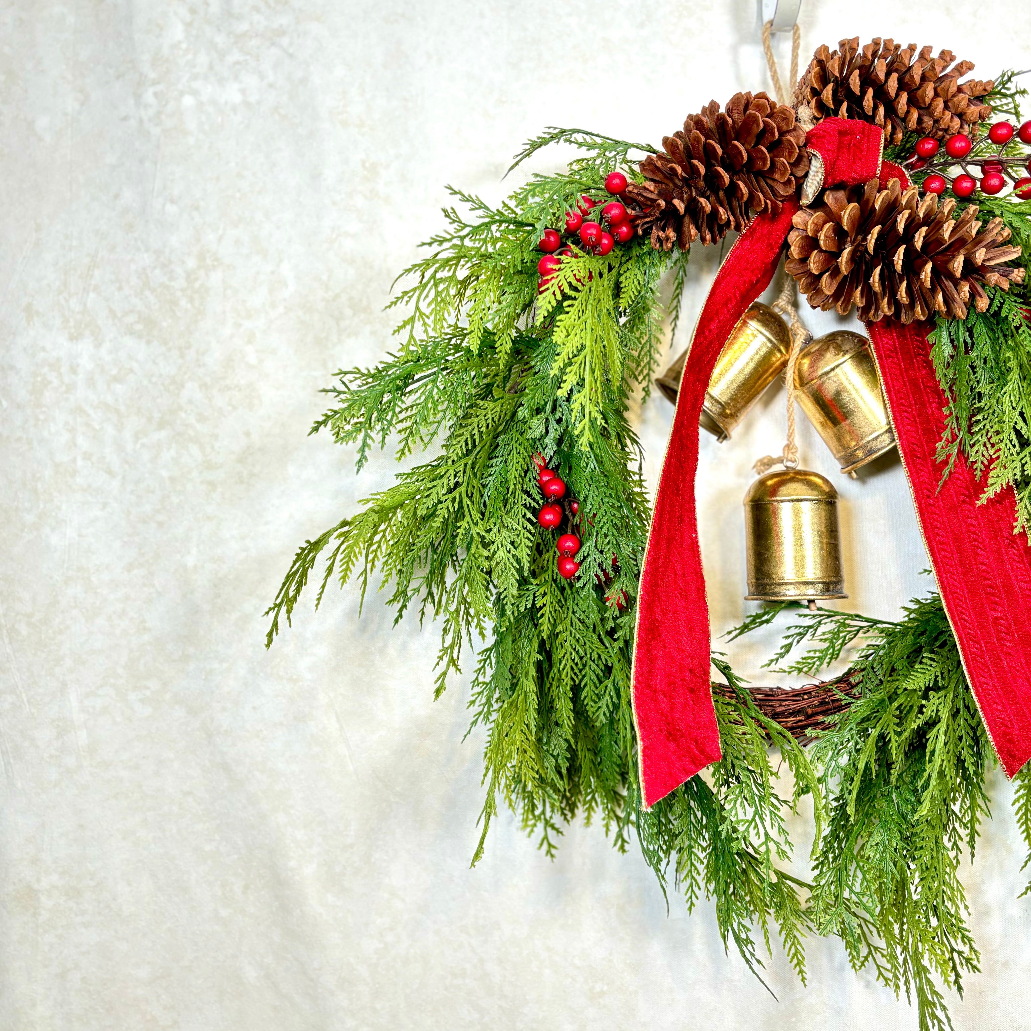 Church Bell Holiday Wreath