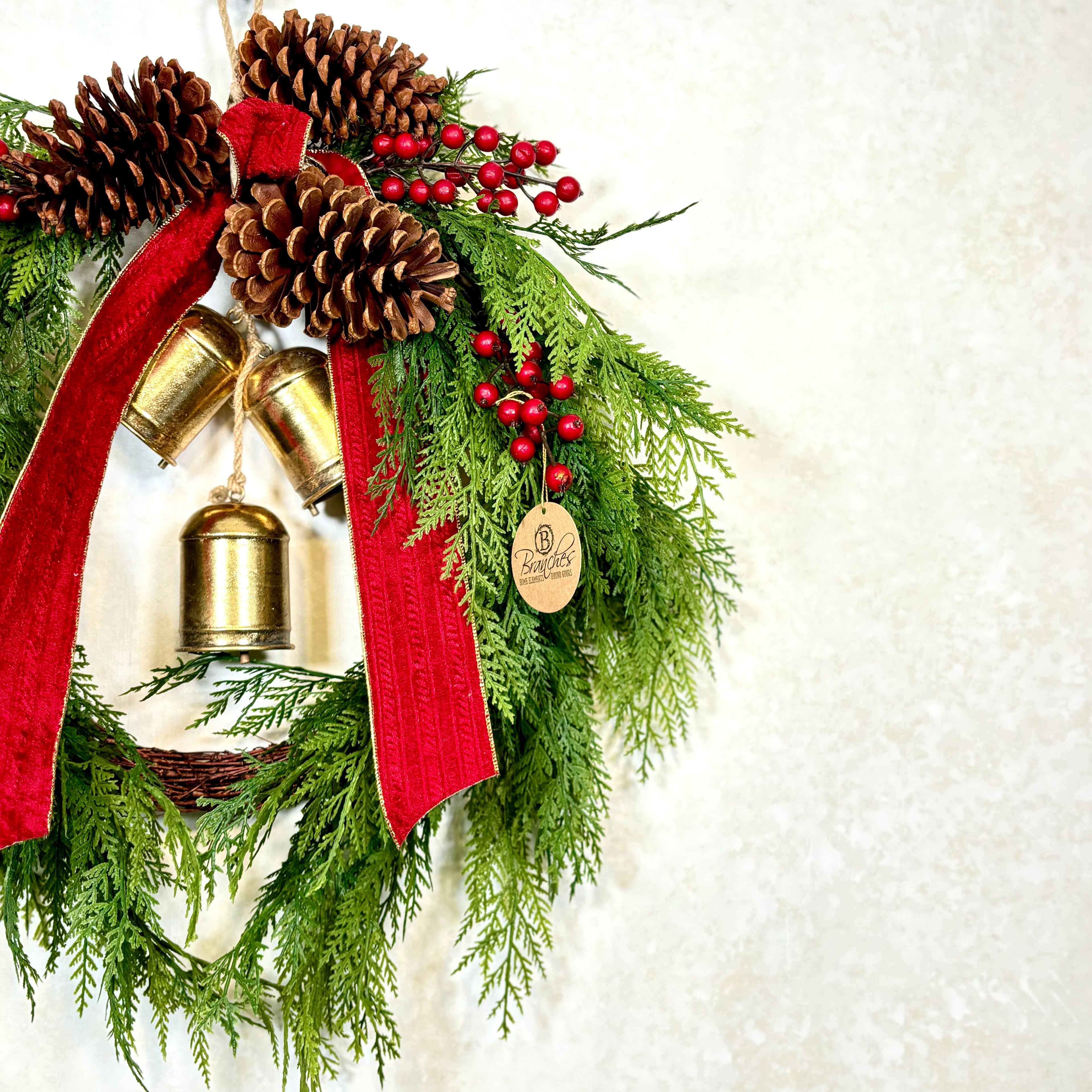 Church Bell Holiday Wreath