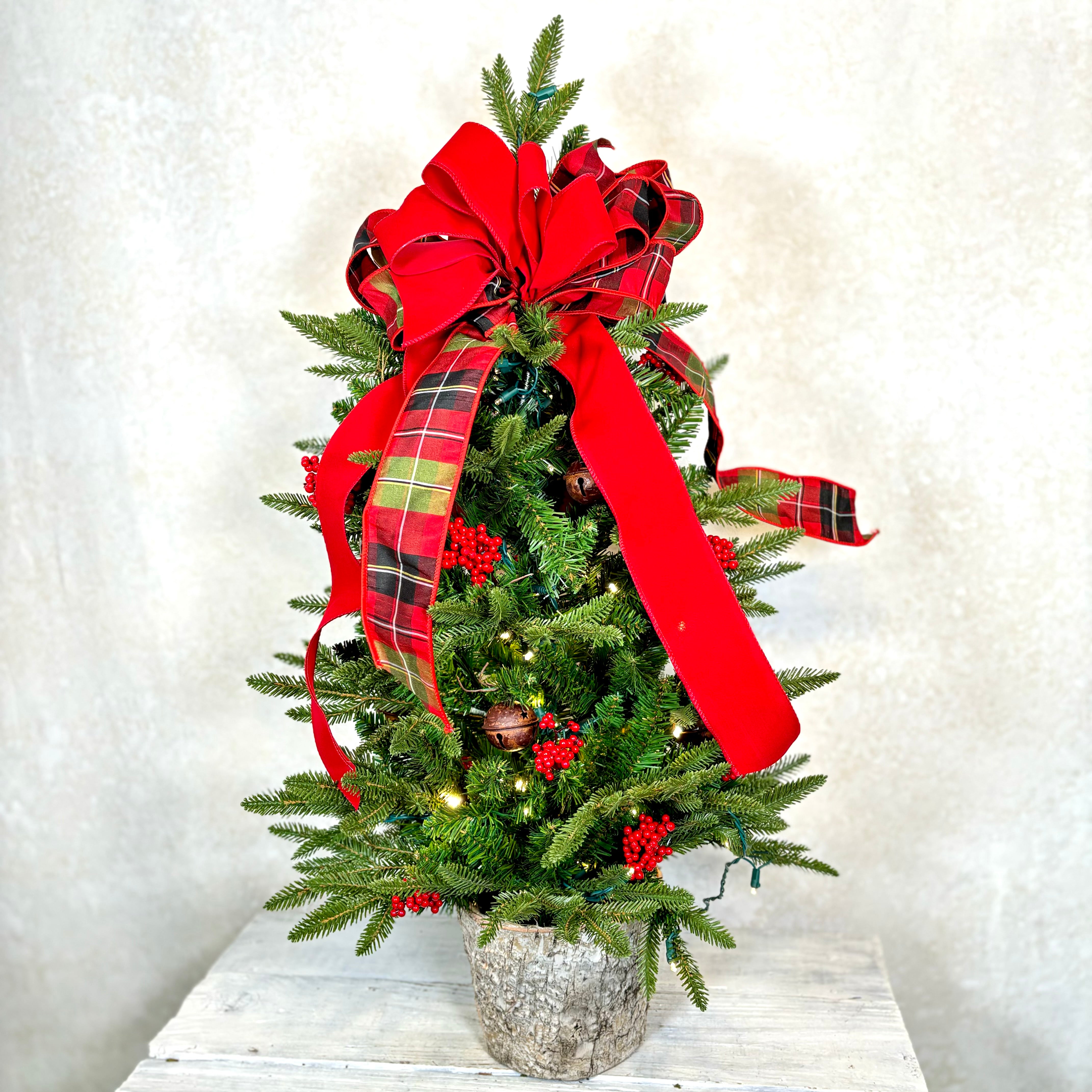 Jingle Bell Holiday Decorated 3 ft. Tree