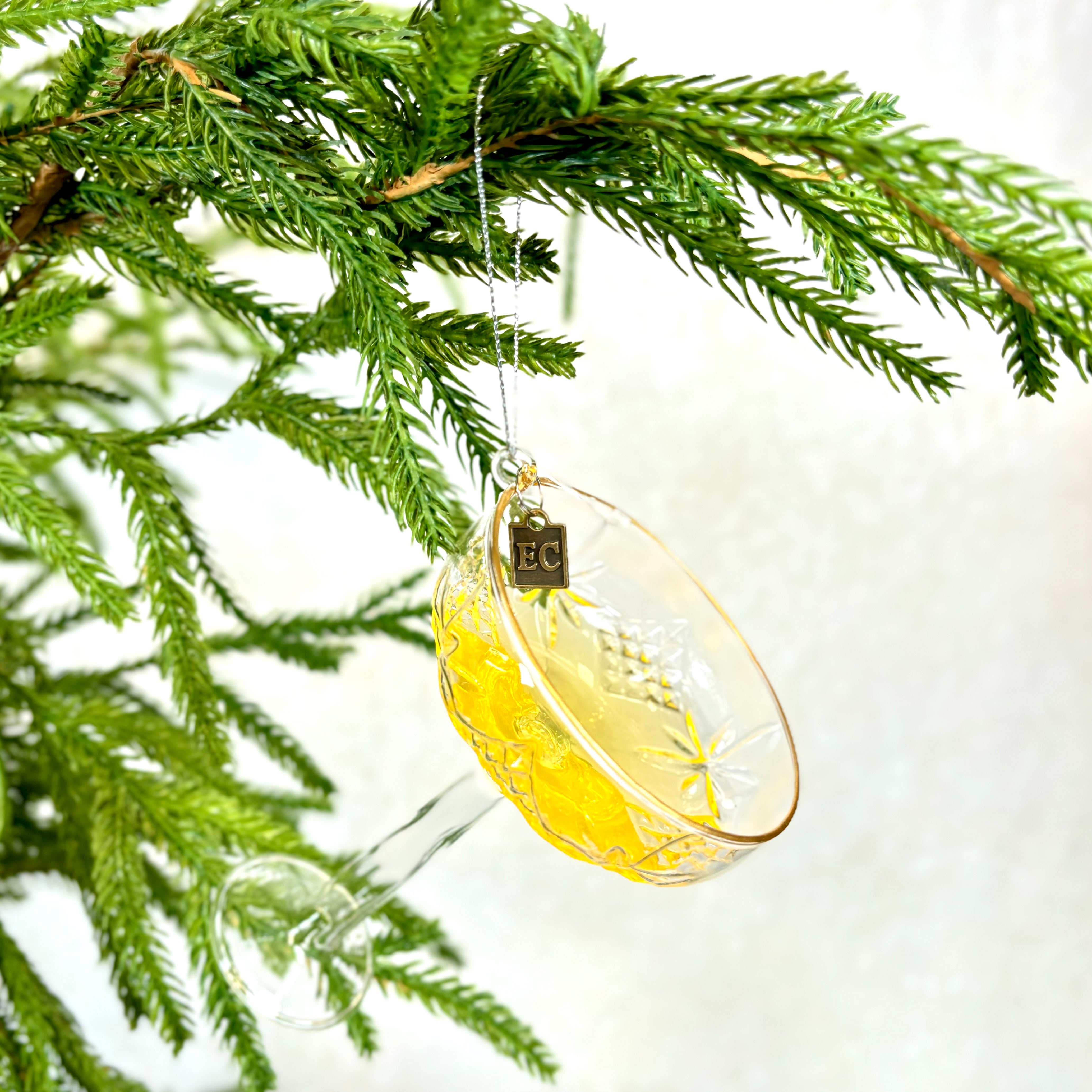 Elegant Coup Champagne Glass Ornament