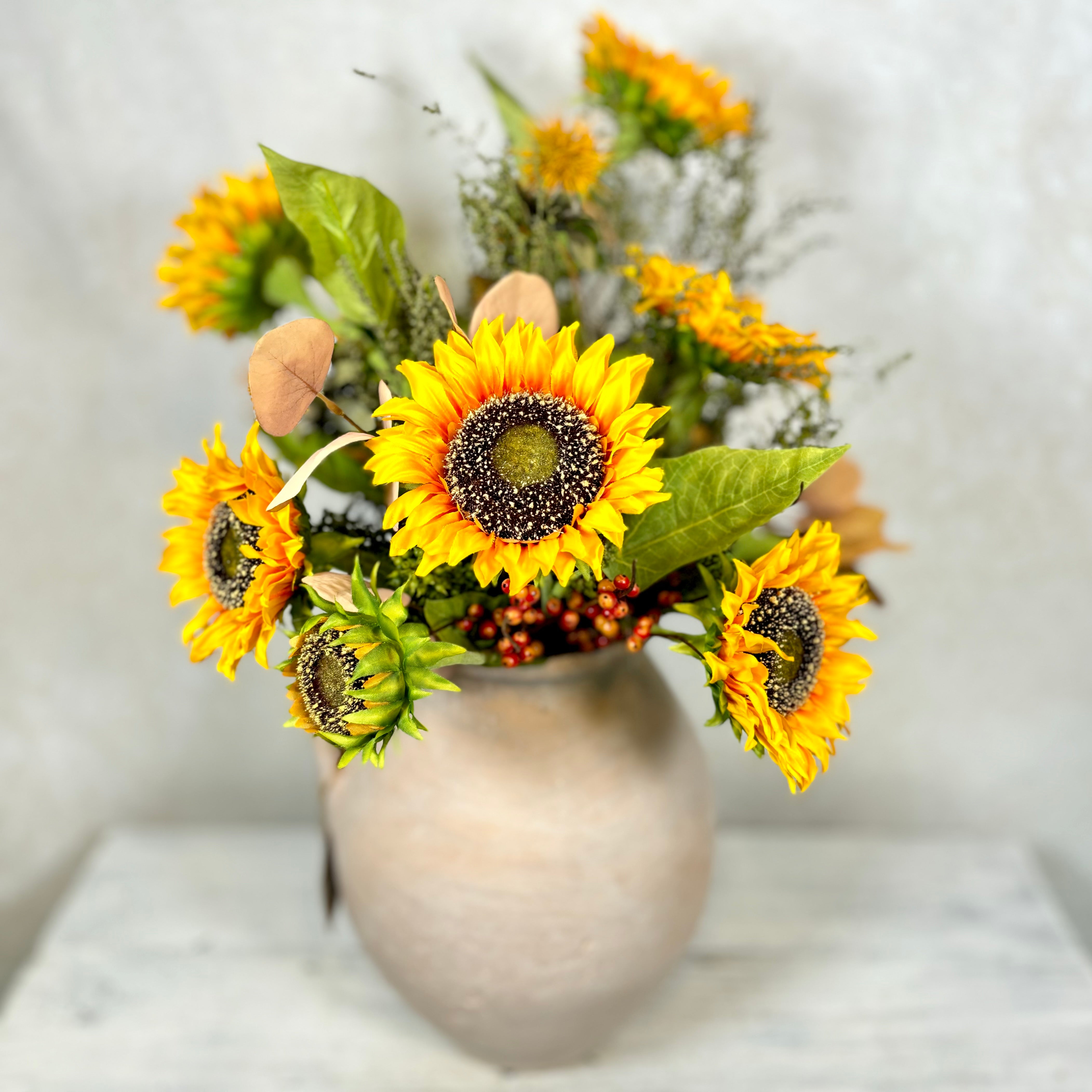 Sunflower Bushel Bouquet Large Drop In