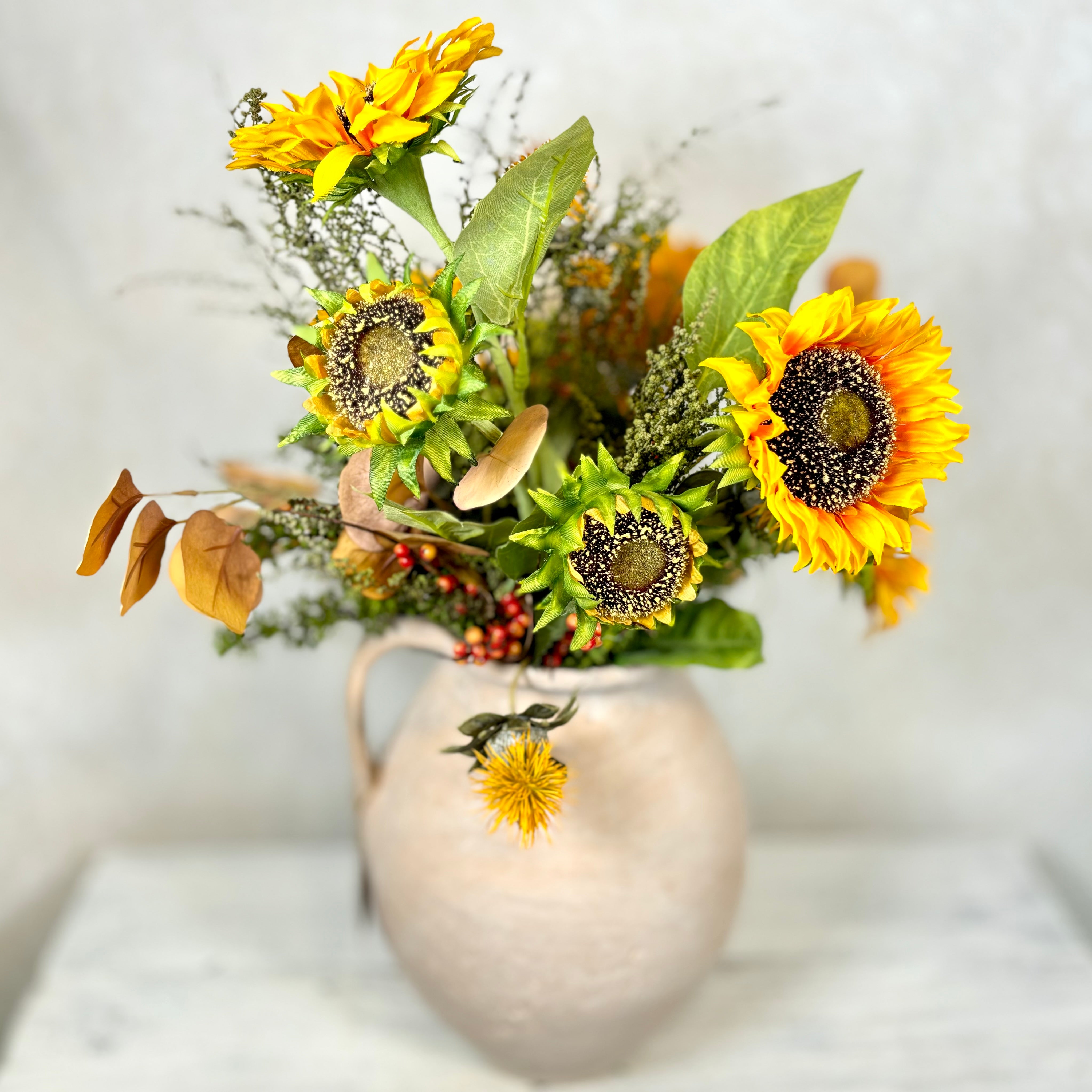 Sunflower Bushel Bouquet Large Drop In