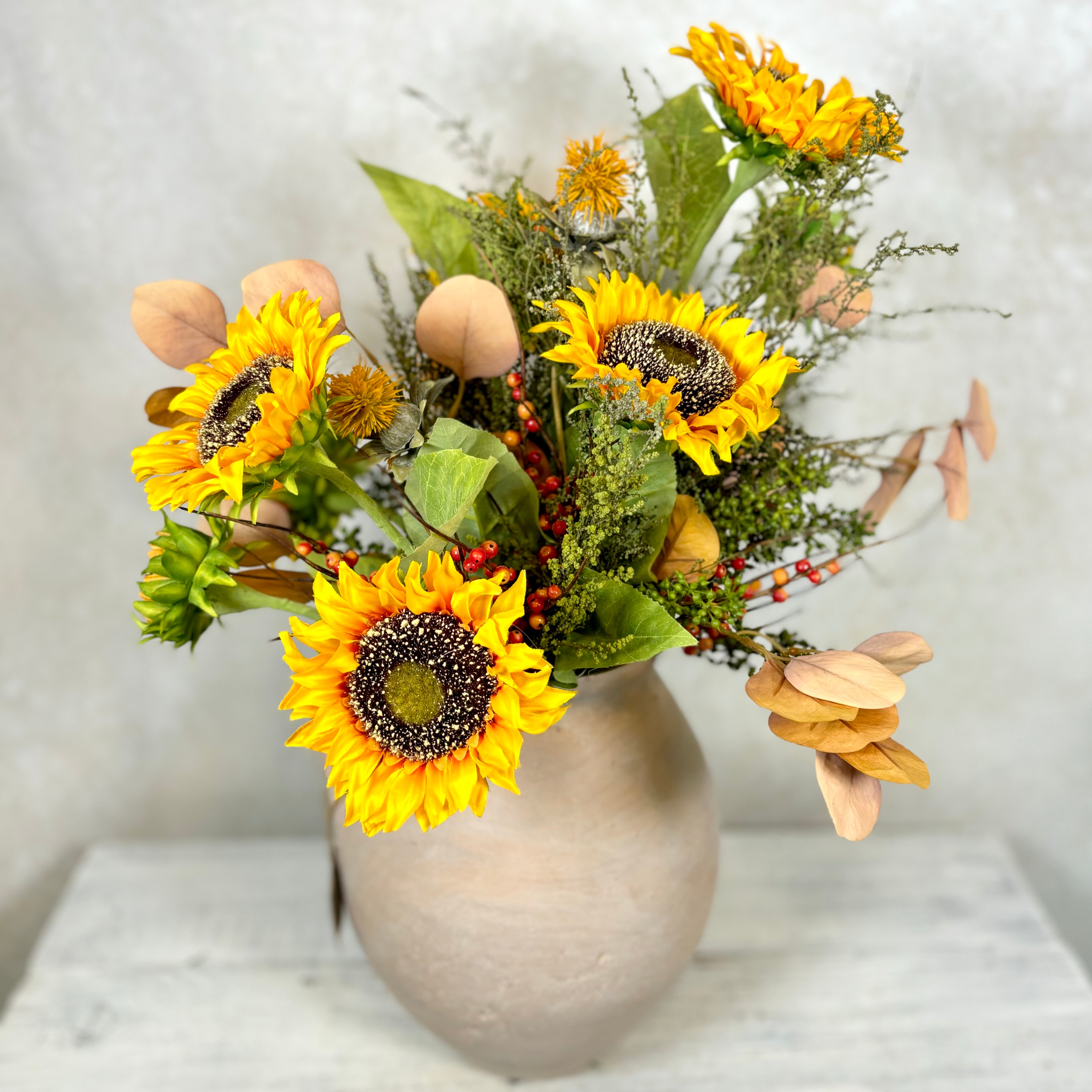 Sunflower Bushel Bouquet Large Drop In