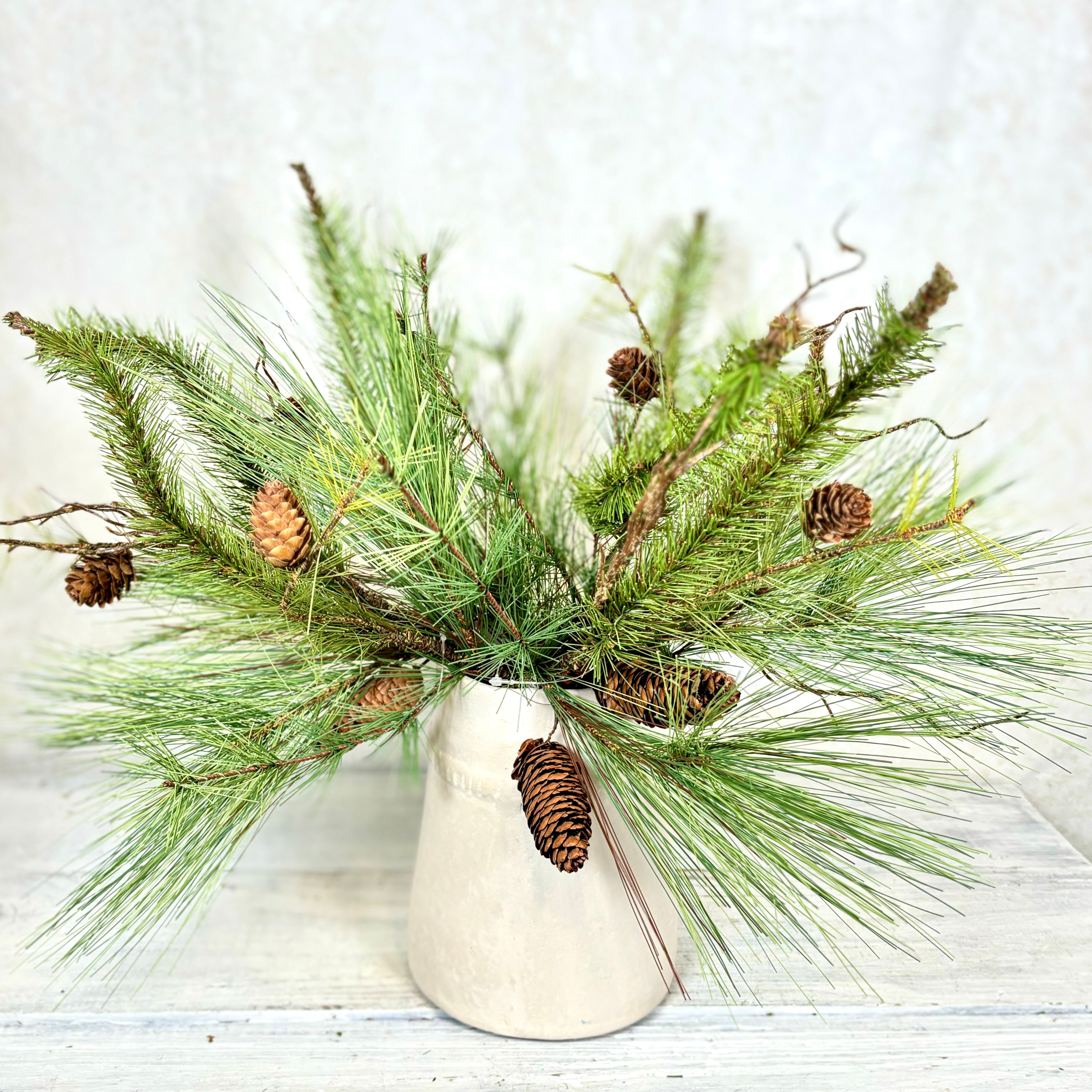 Mixed Pine Pick with Cones