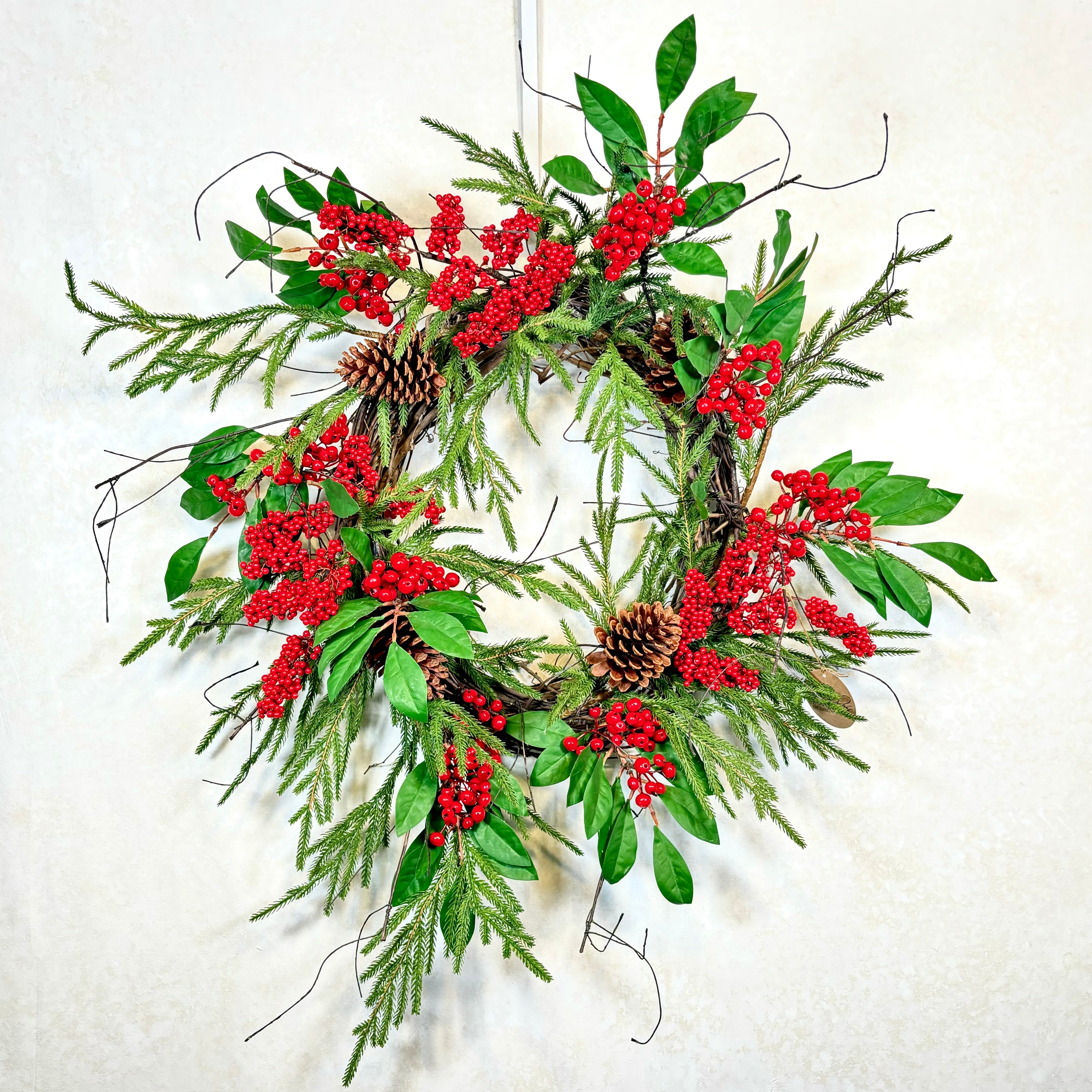 Cranberry Holiday Wreath