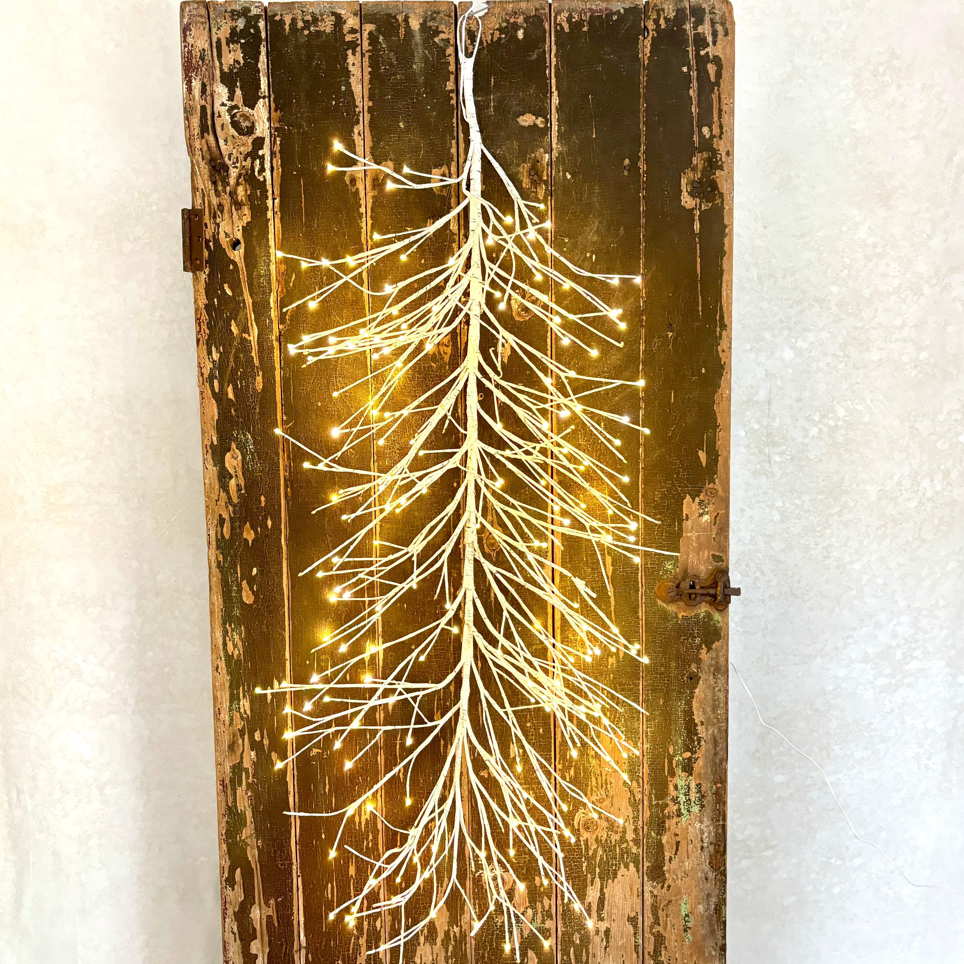 Holiday Lit White Birch Garland