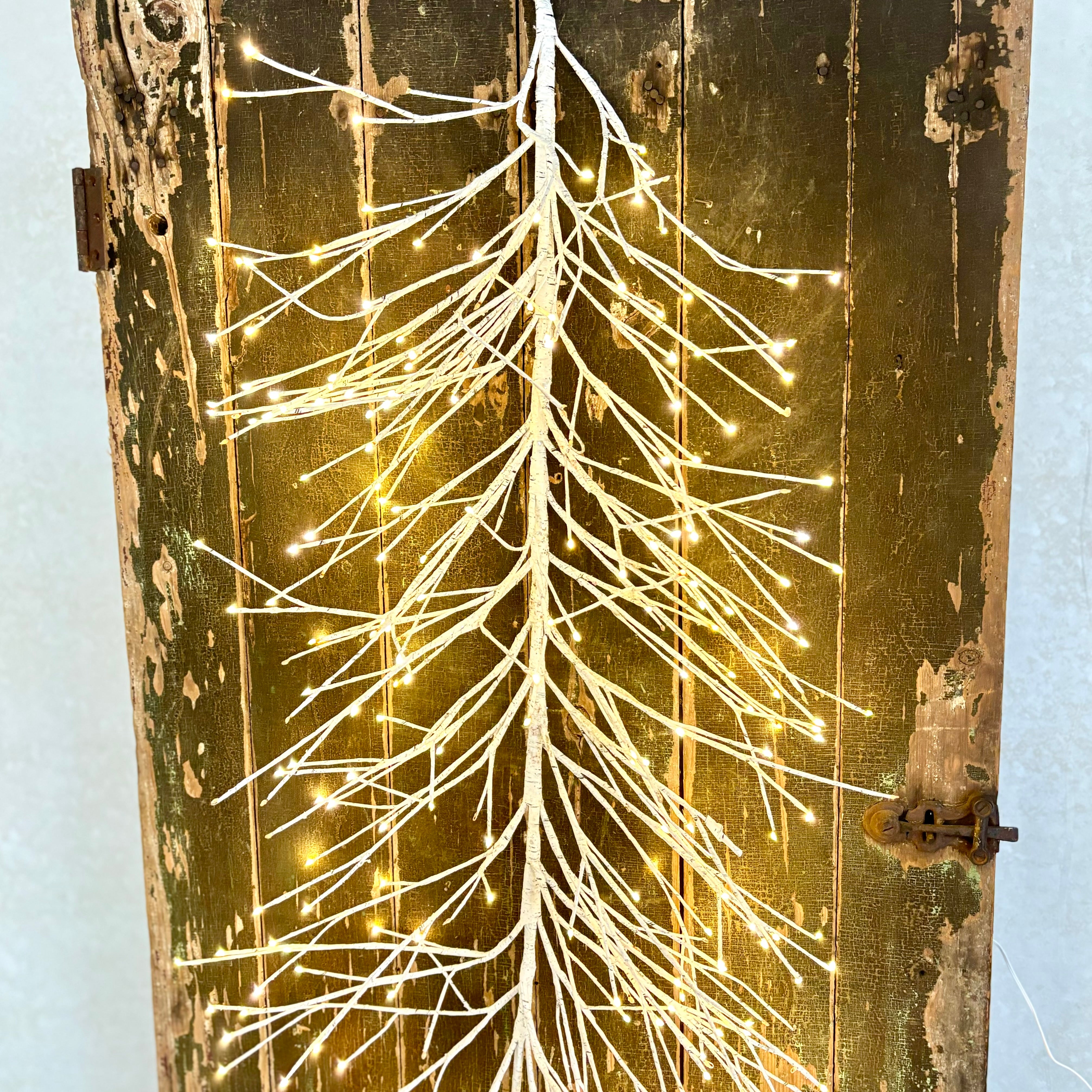 Holiday Lit White Birch Garland