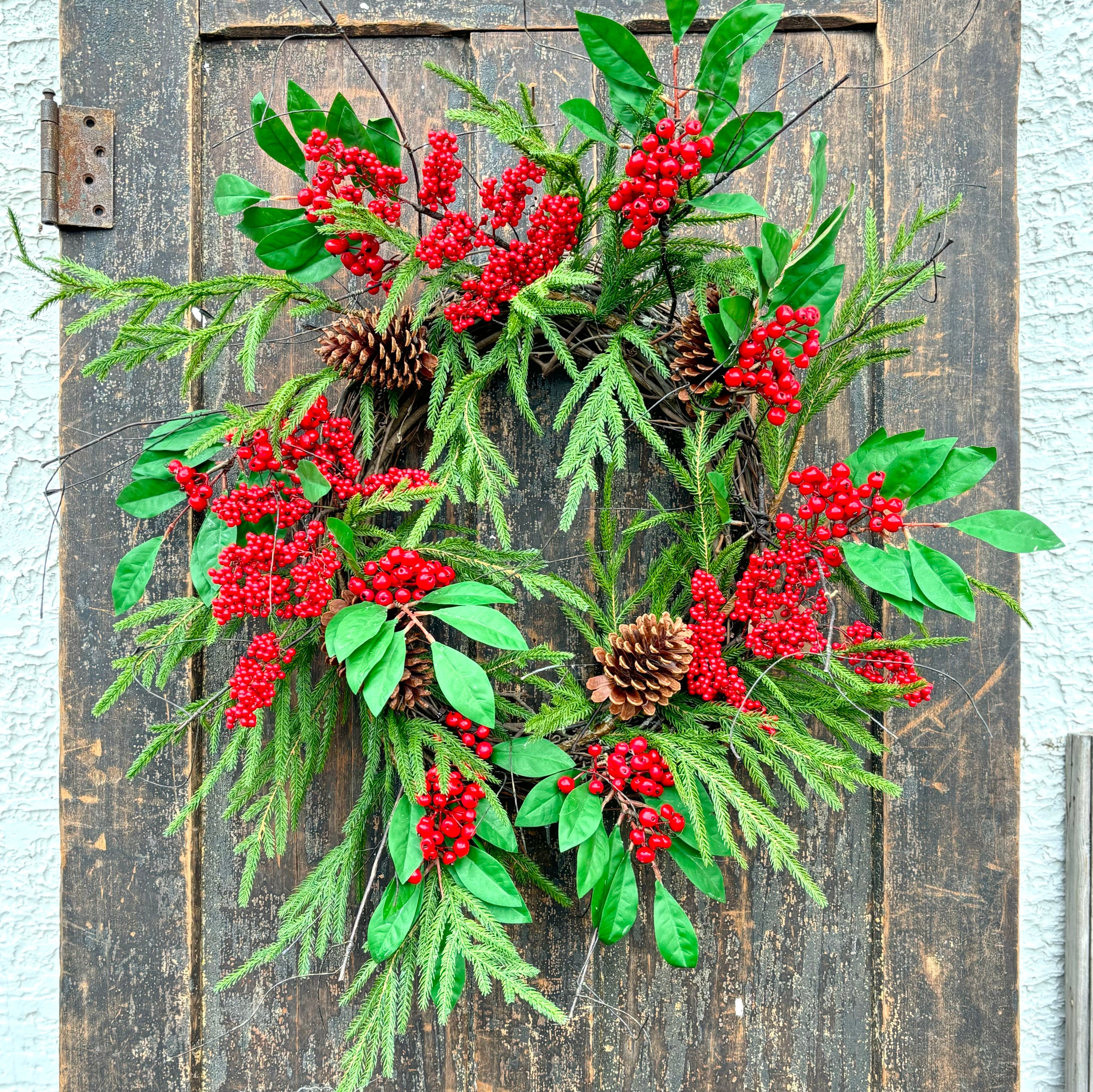 Cranberry Holiday Wreath