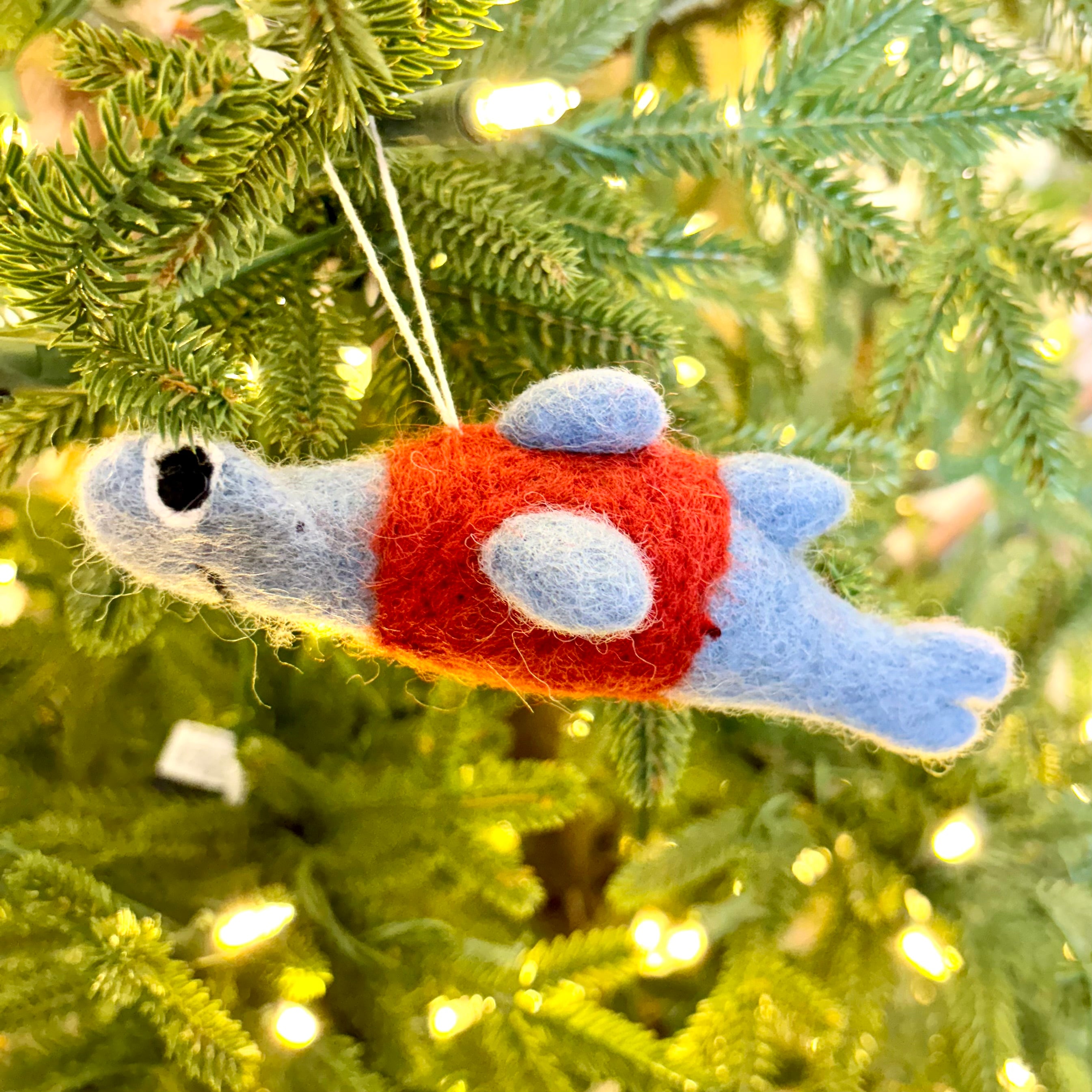 Felt Hammerhead Shark Ornament