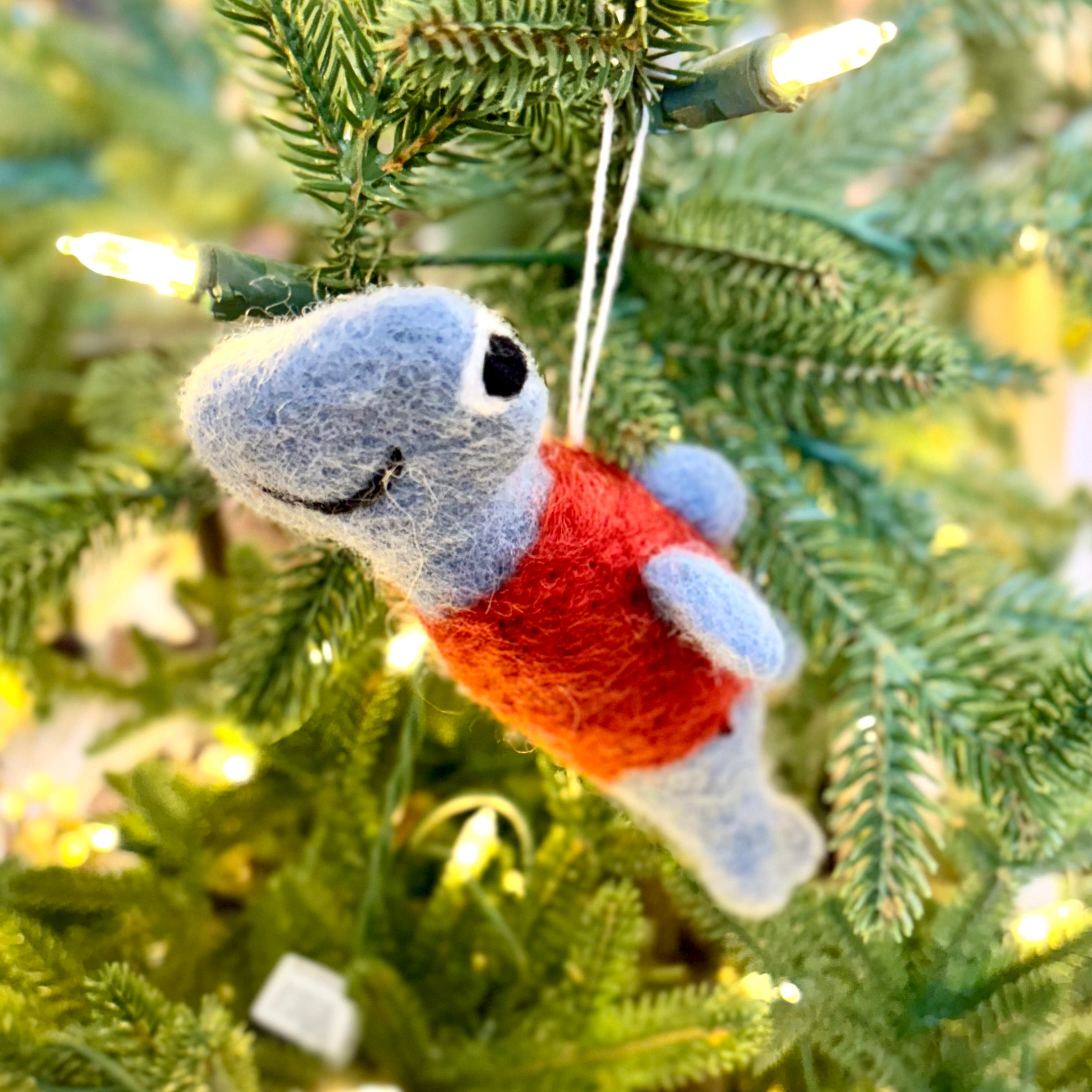 Felt Hammerhead Shark Ornament