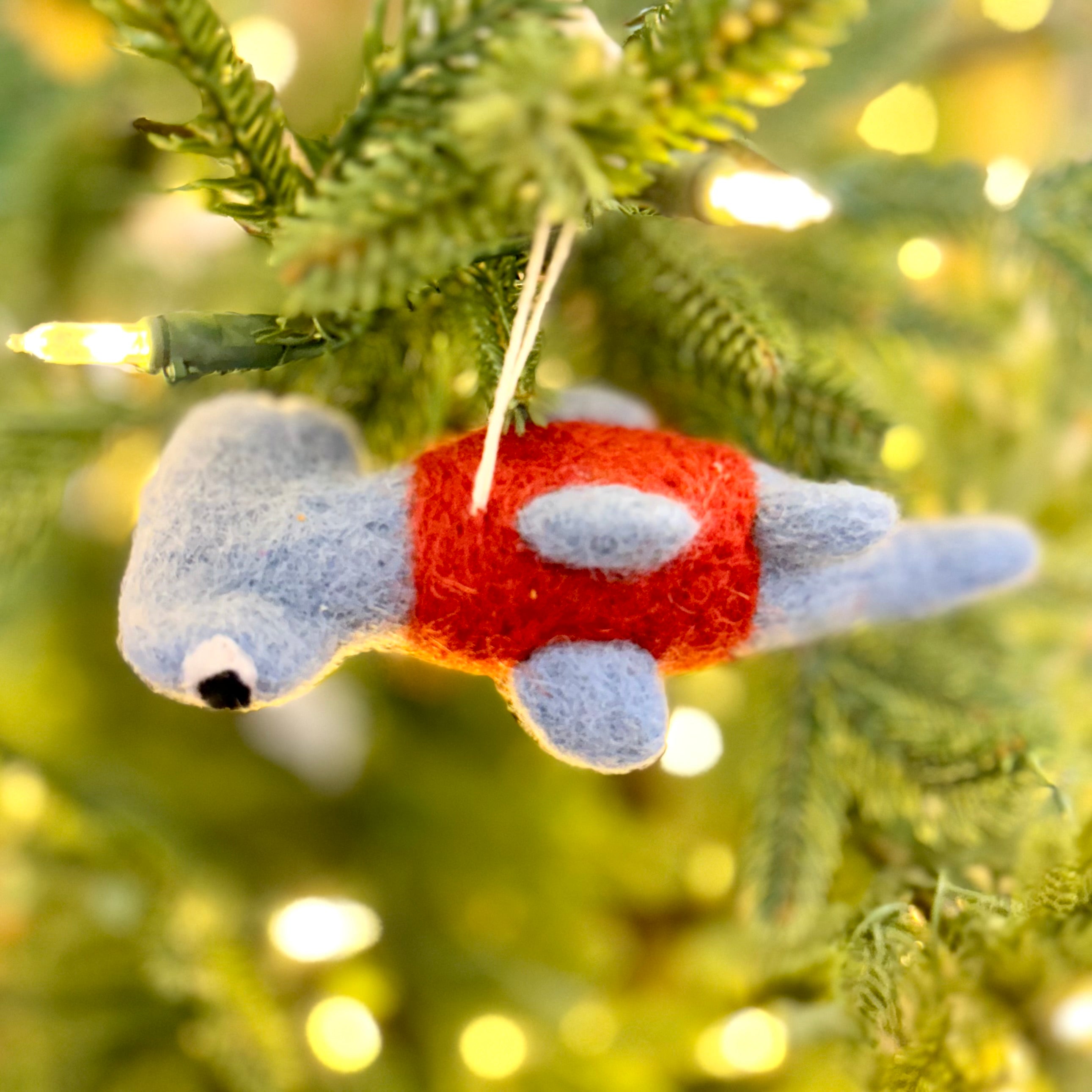 Felt Hammerhead Shark Ornament