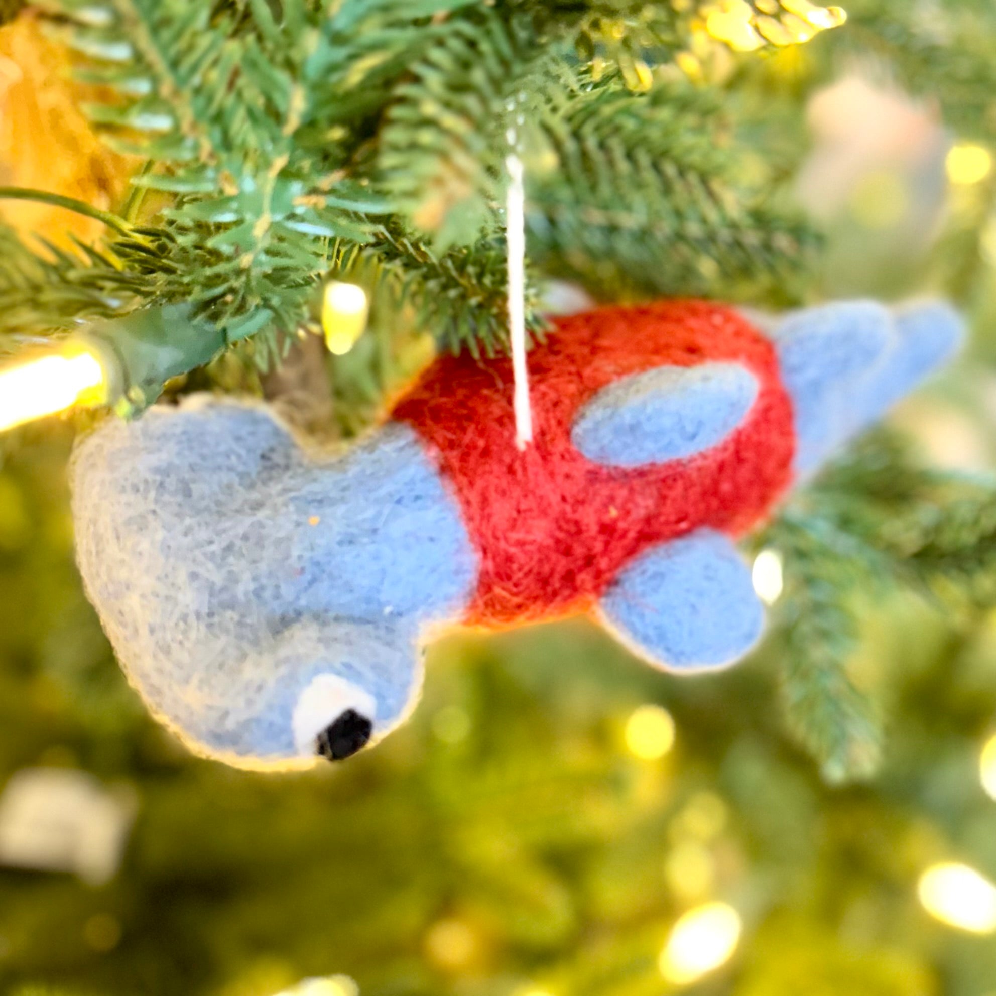 Felt Hammerhead Shark Ornament