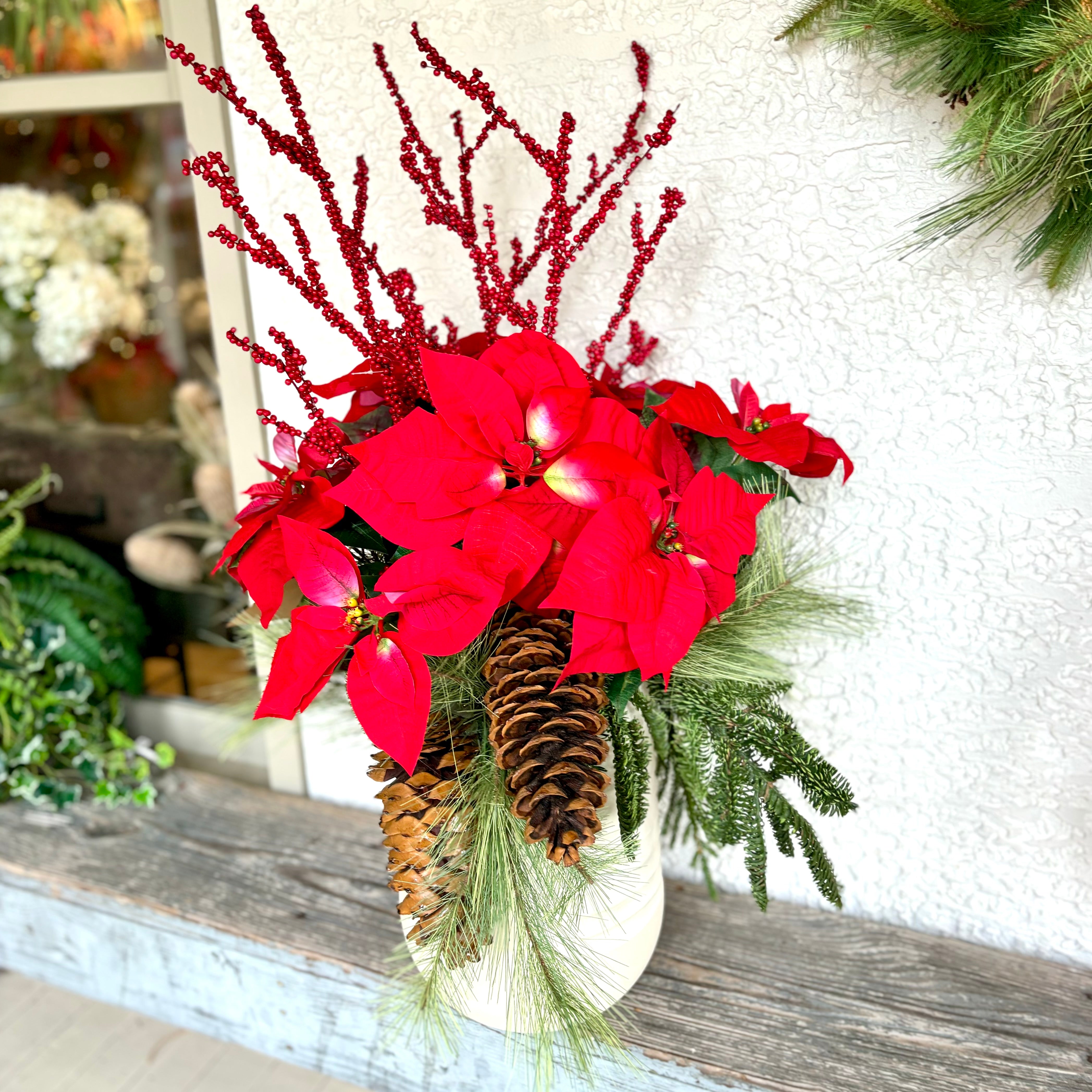 Bountiful Poinsettia Drop In