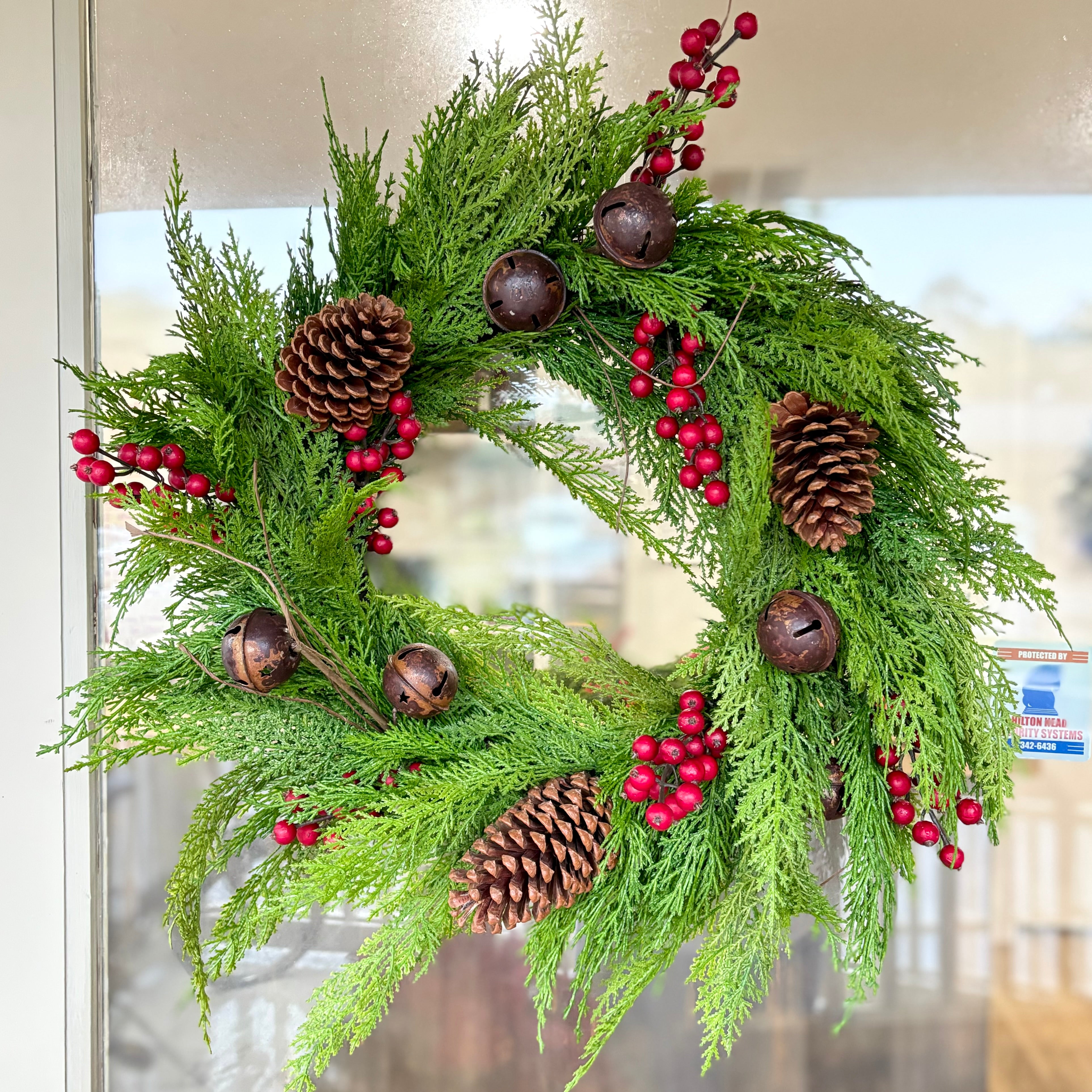 Cedar Bells Wreath  24"