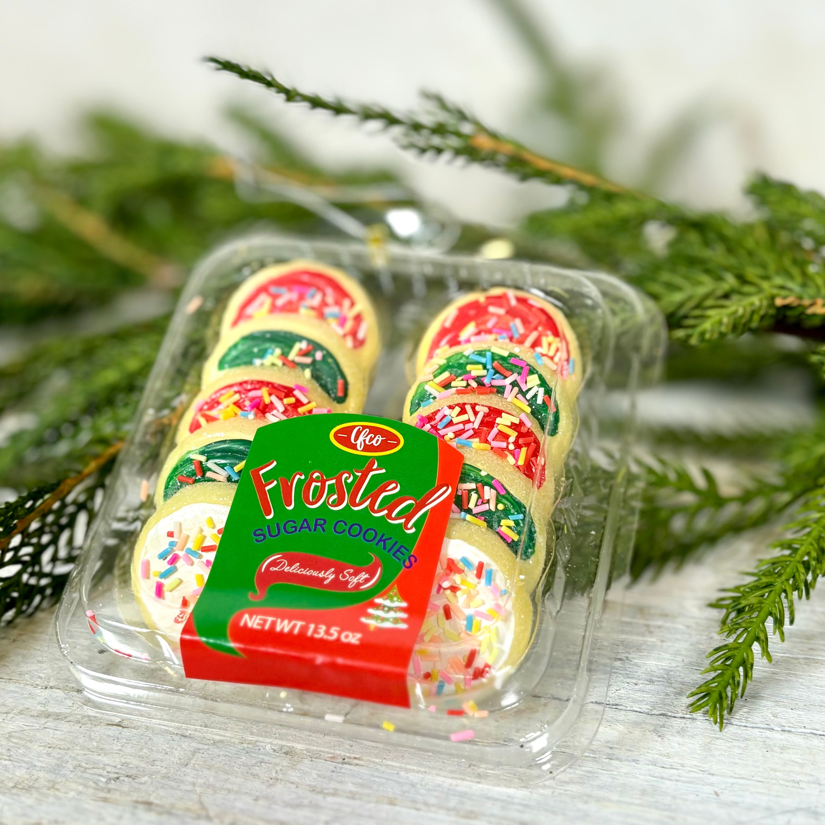 Deliciously Soft Sugar Cookies Glass Ornament