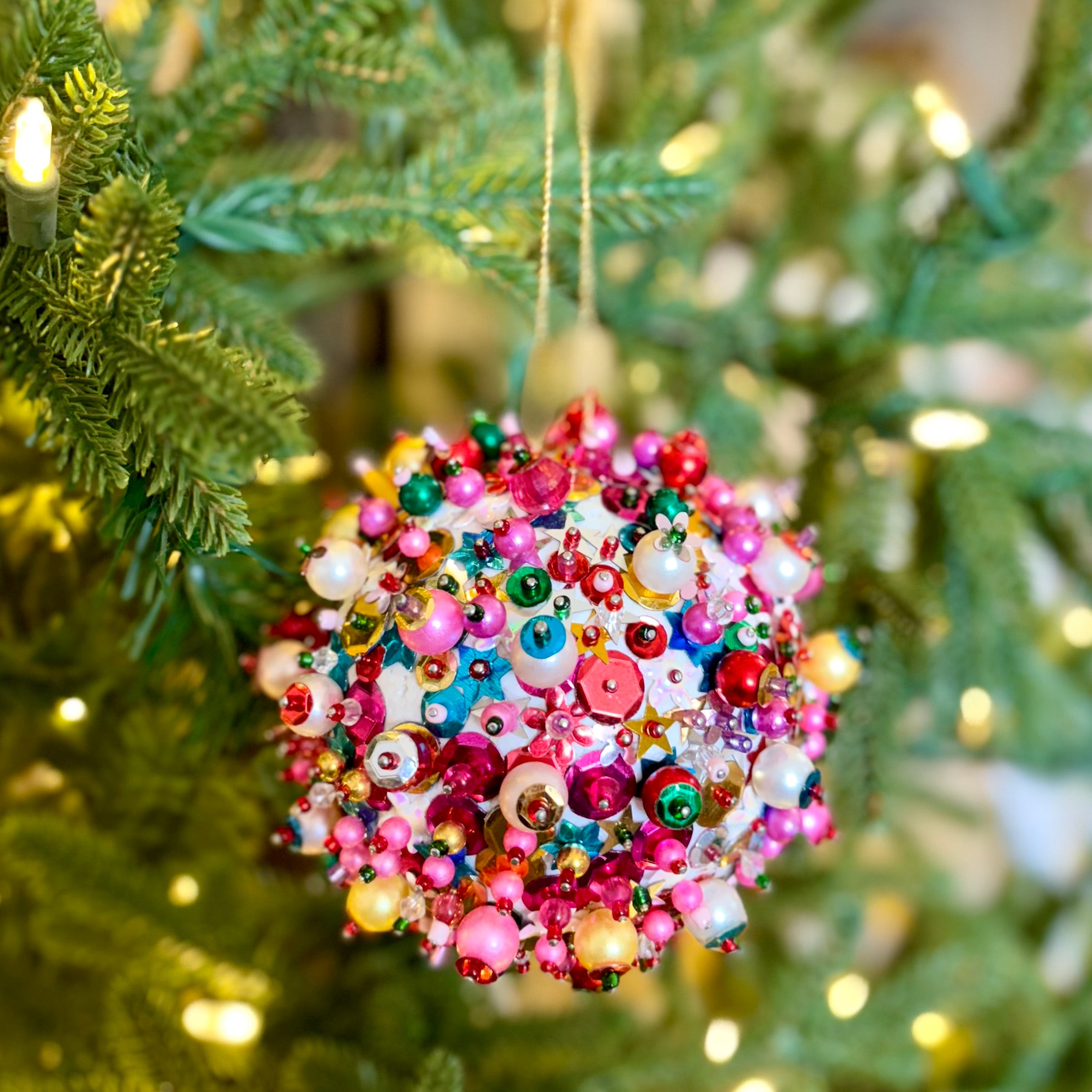 Magpie Bauble Sequin Ornament