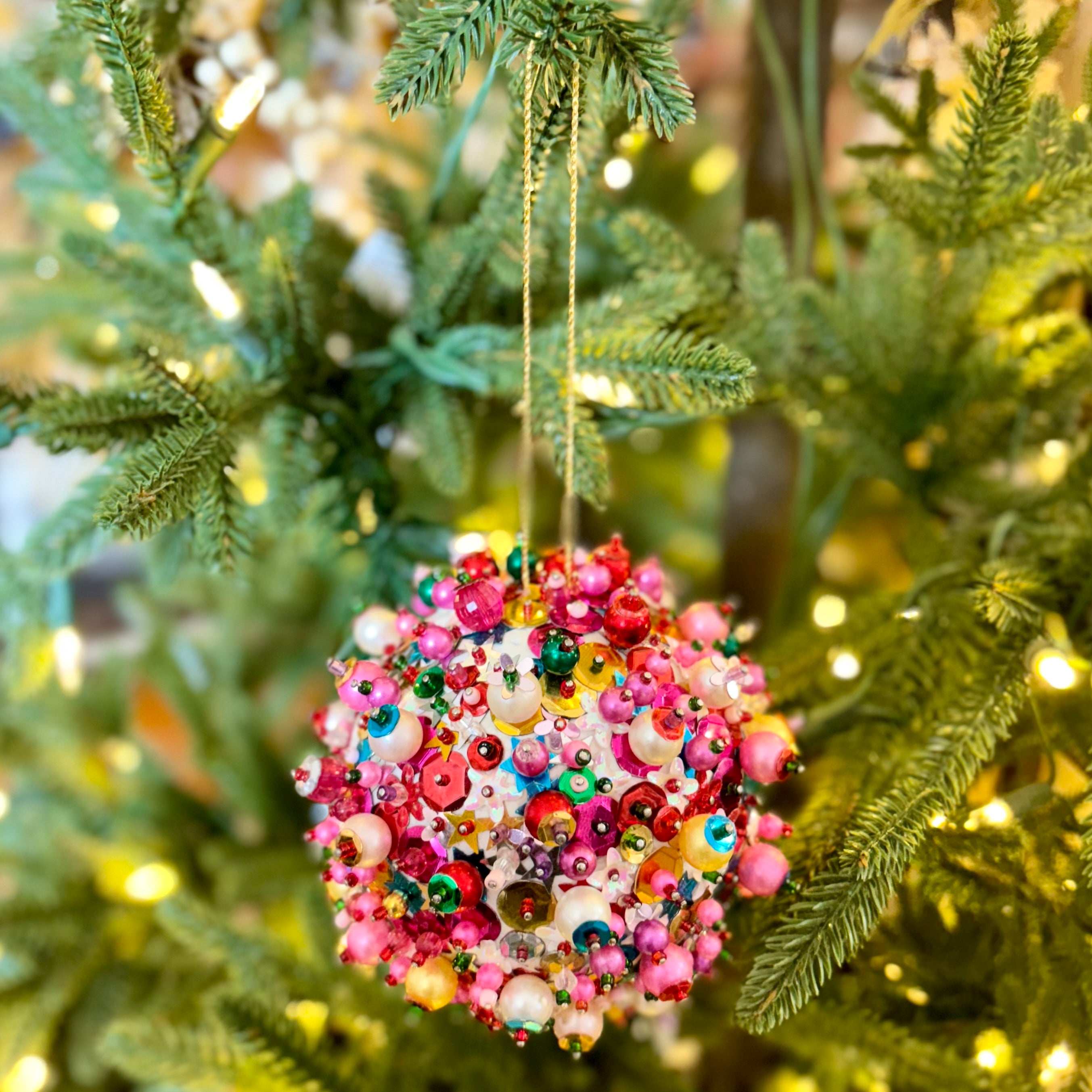 Magpie Bauble Sequin Ornament