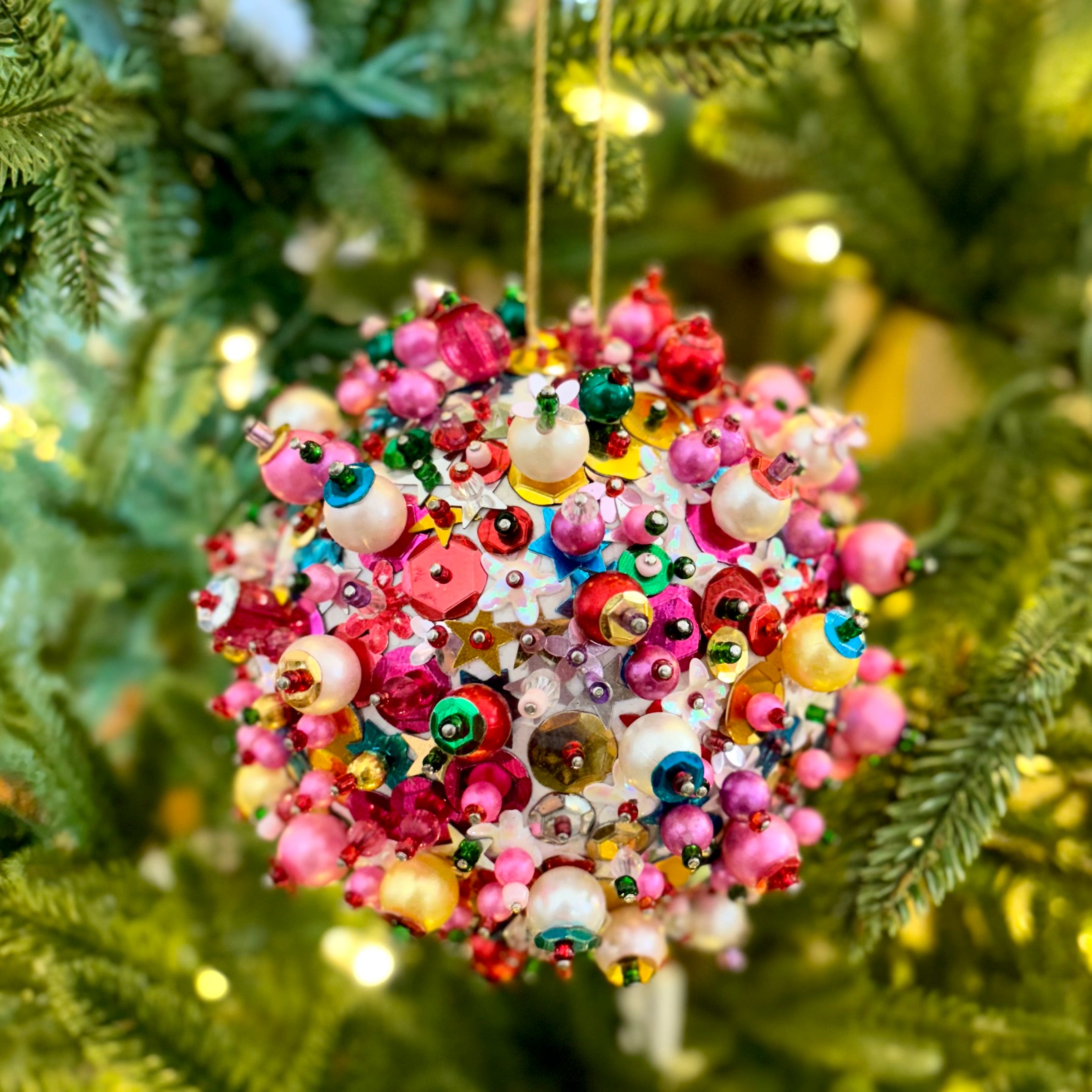 Magpie Bauble Sequin Ornament