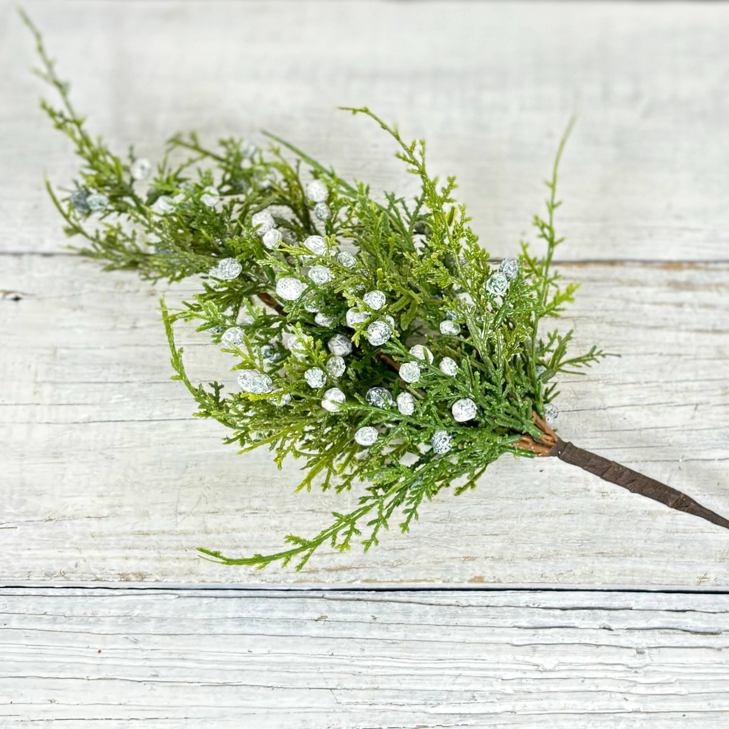 Juniper Spray with Berries Stem