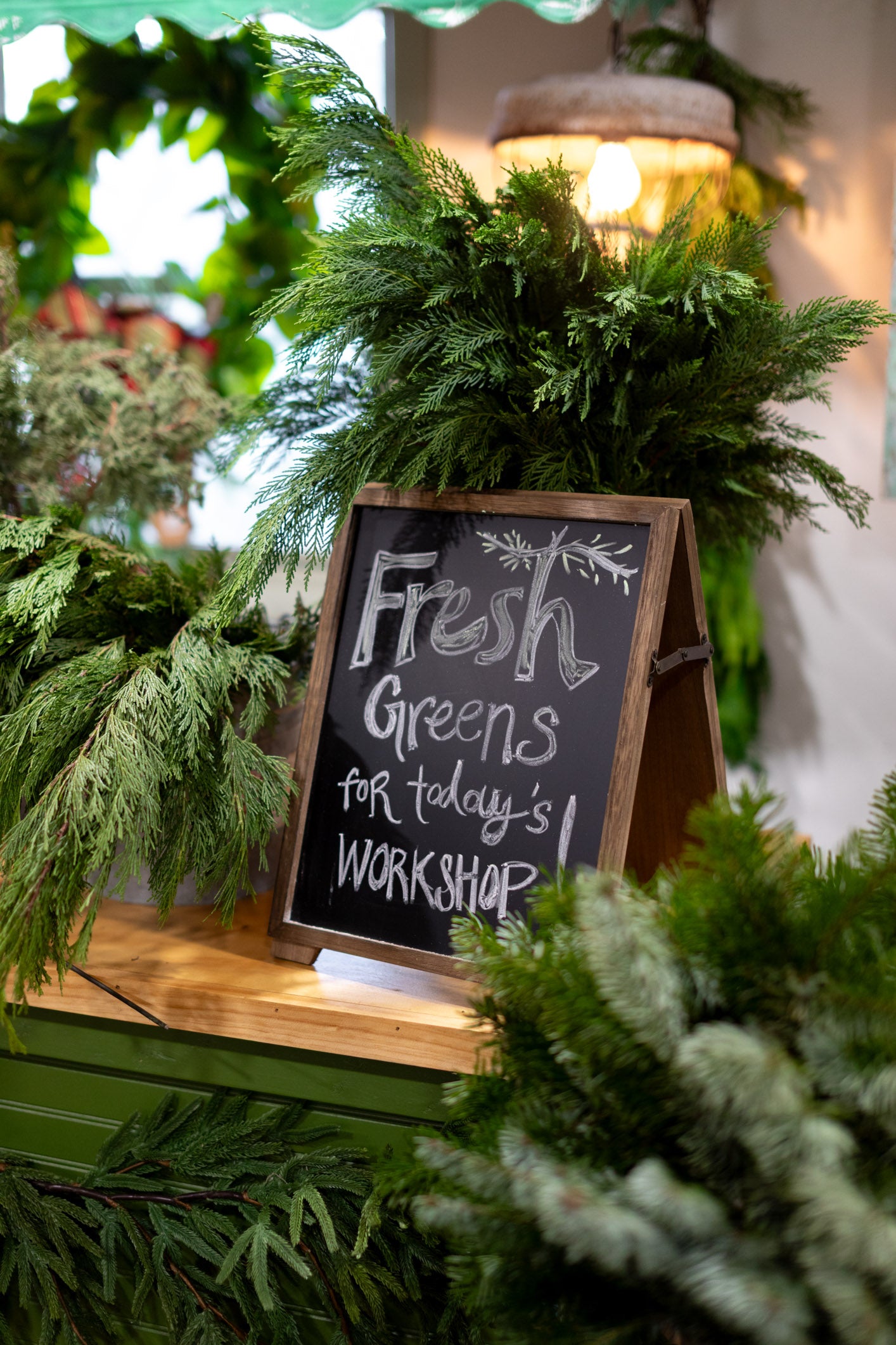 12.09.2025 @ 11AM | Fresh Holiday Evergreen Wreath Making with the Woodsman's Wife & Co.
