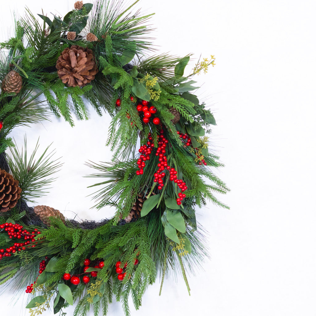 Conifer Christmas Wreath
