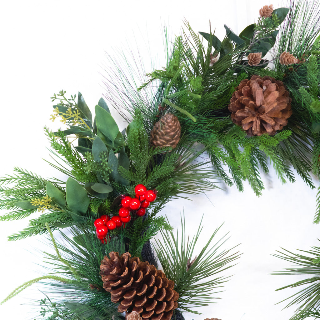 Conifer Christmas Wreath