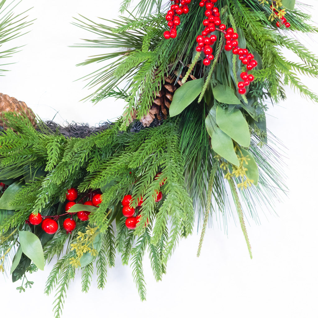 Conifer Christmas Wreath