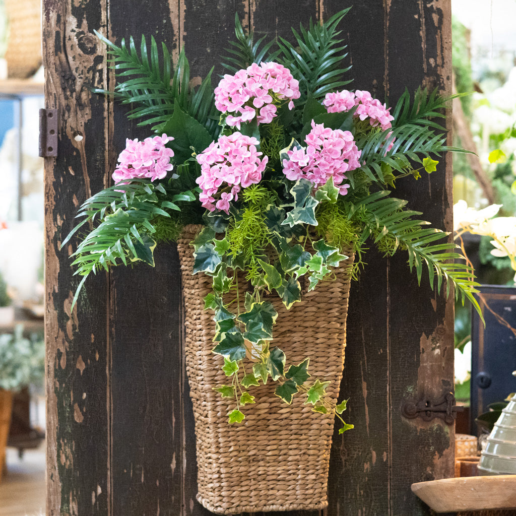 Pink Hydrangea Mix Elongated Drop In