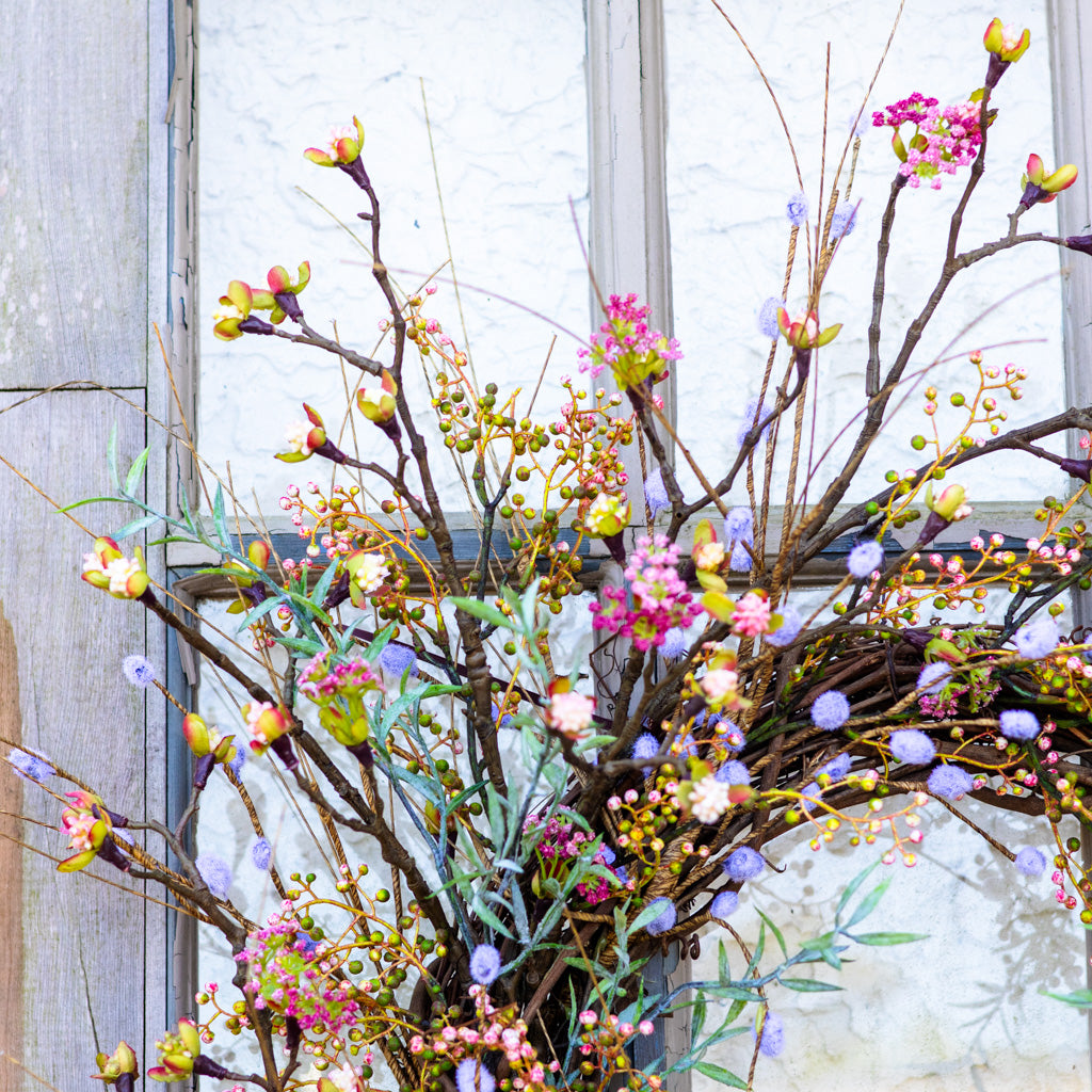Budding Pink Wreath