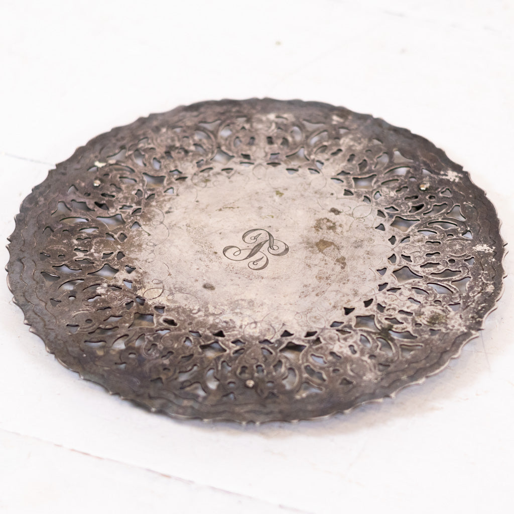 Vintage Silver Plated Tray