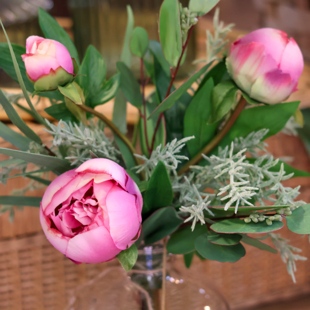 Pink Peony Petite Bouquet Drop In