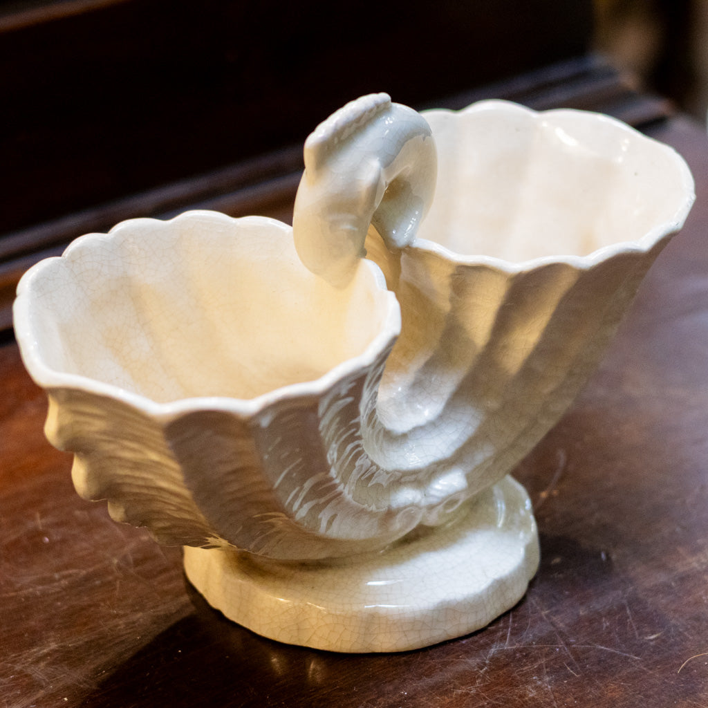 Vintage Maruhon Ware Cream Planter
