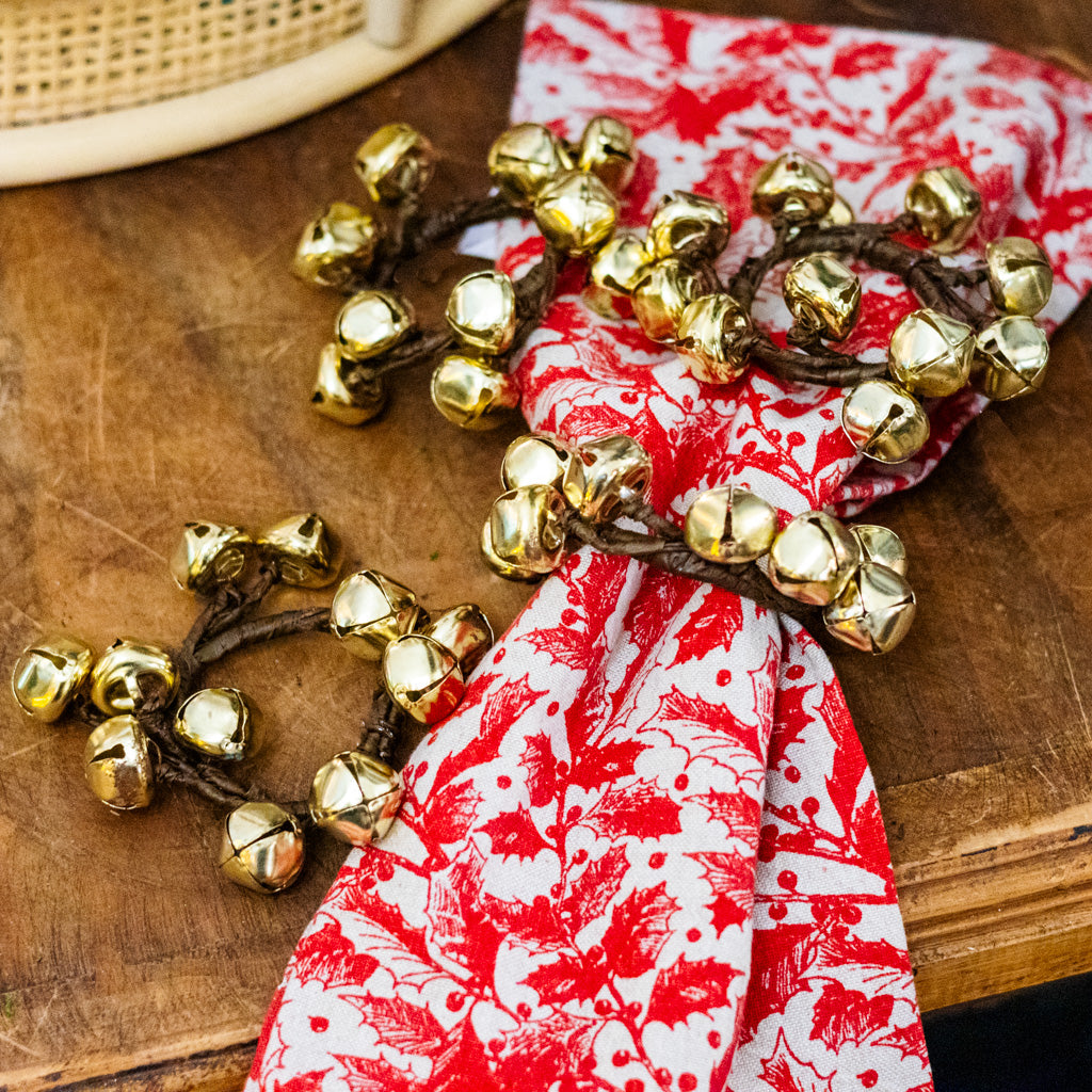 Box of Four Jingle Bell Candle Ring