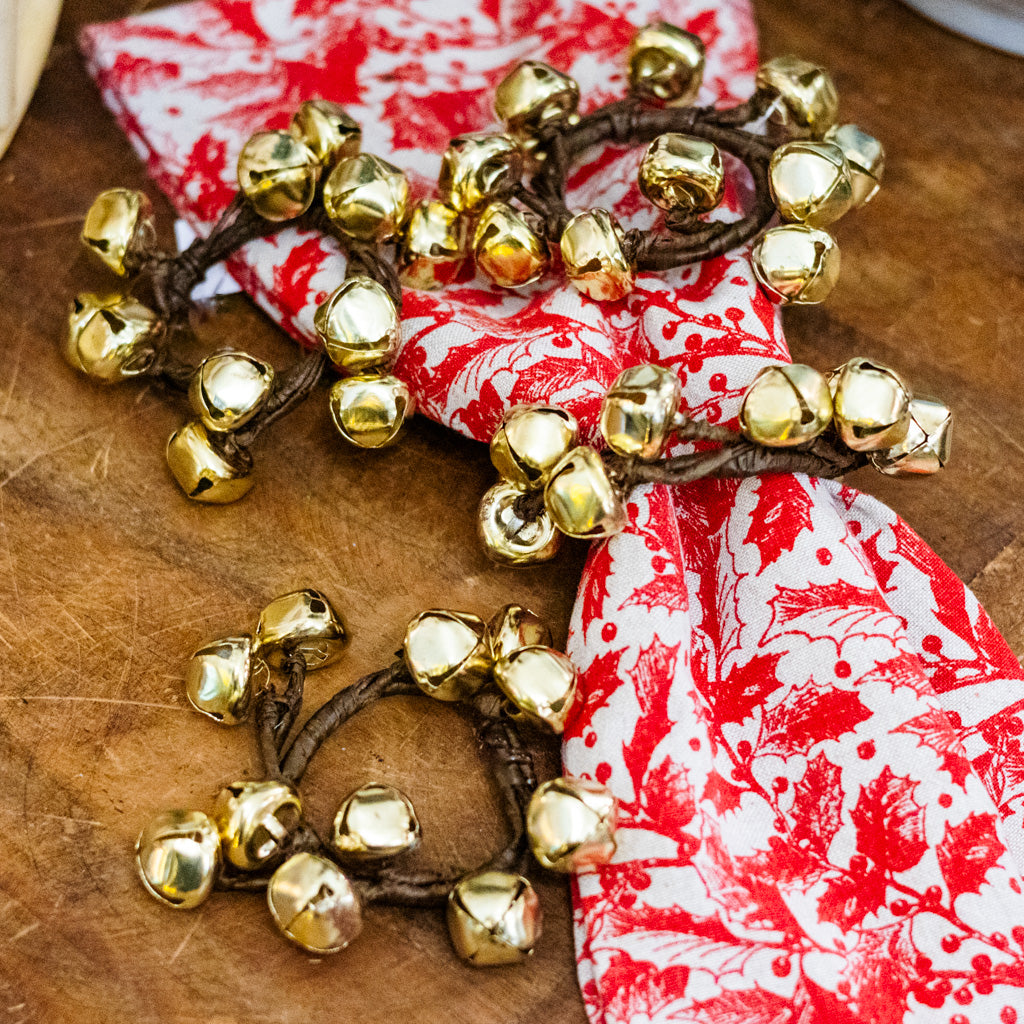 Box of Four Jingle Bell Candle Ring