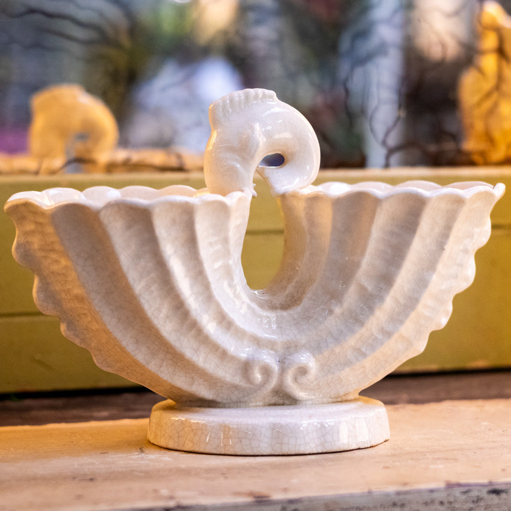 Vintage Maruhon Ware Cream Planter