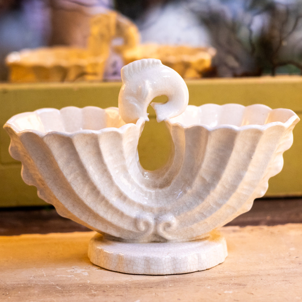 Vintage Maruhon Ware Cream Planter